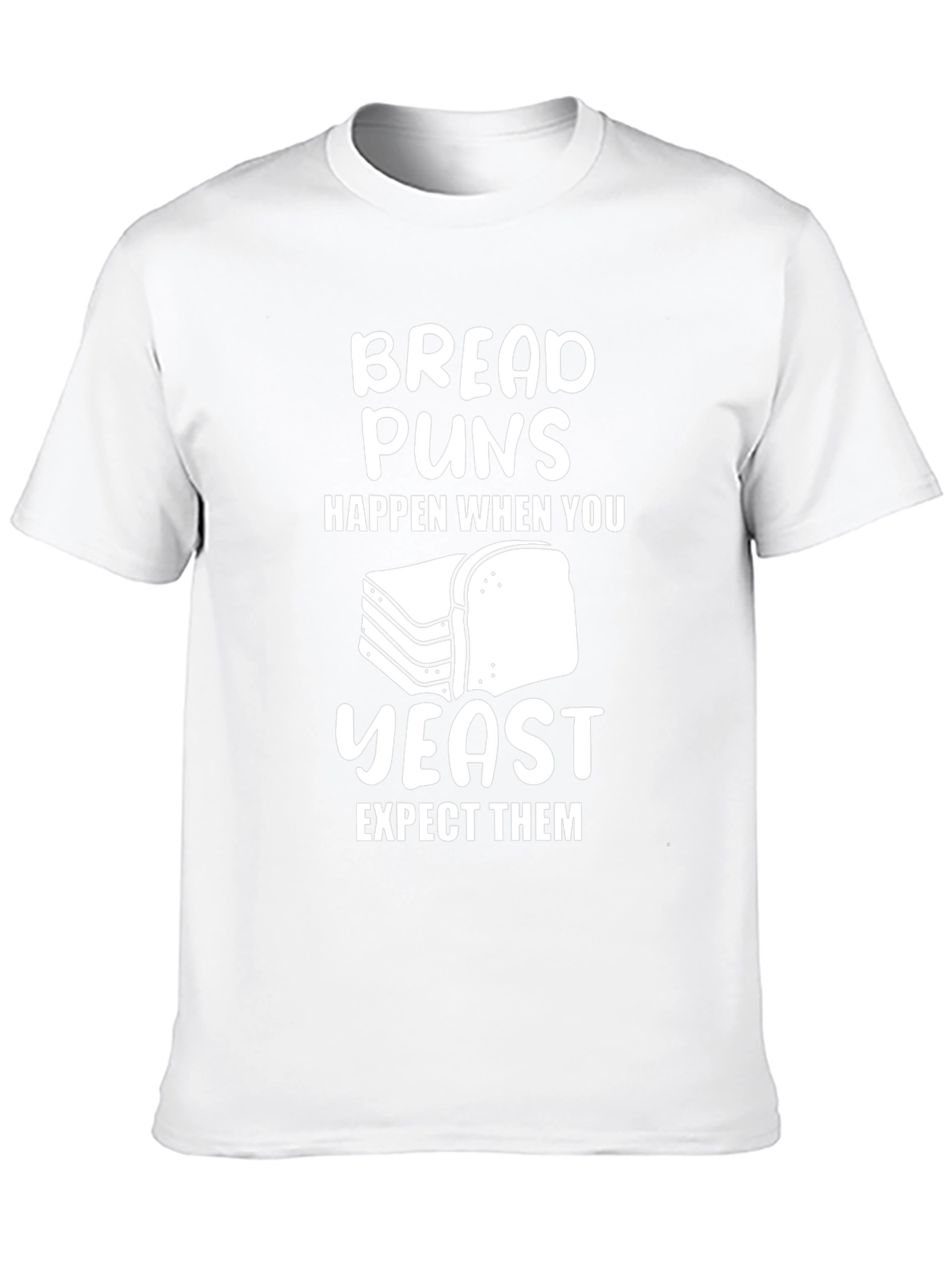 Funny Bread Puns T-Shirt - Black