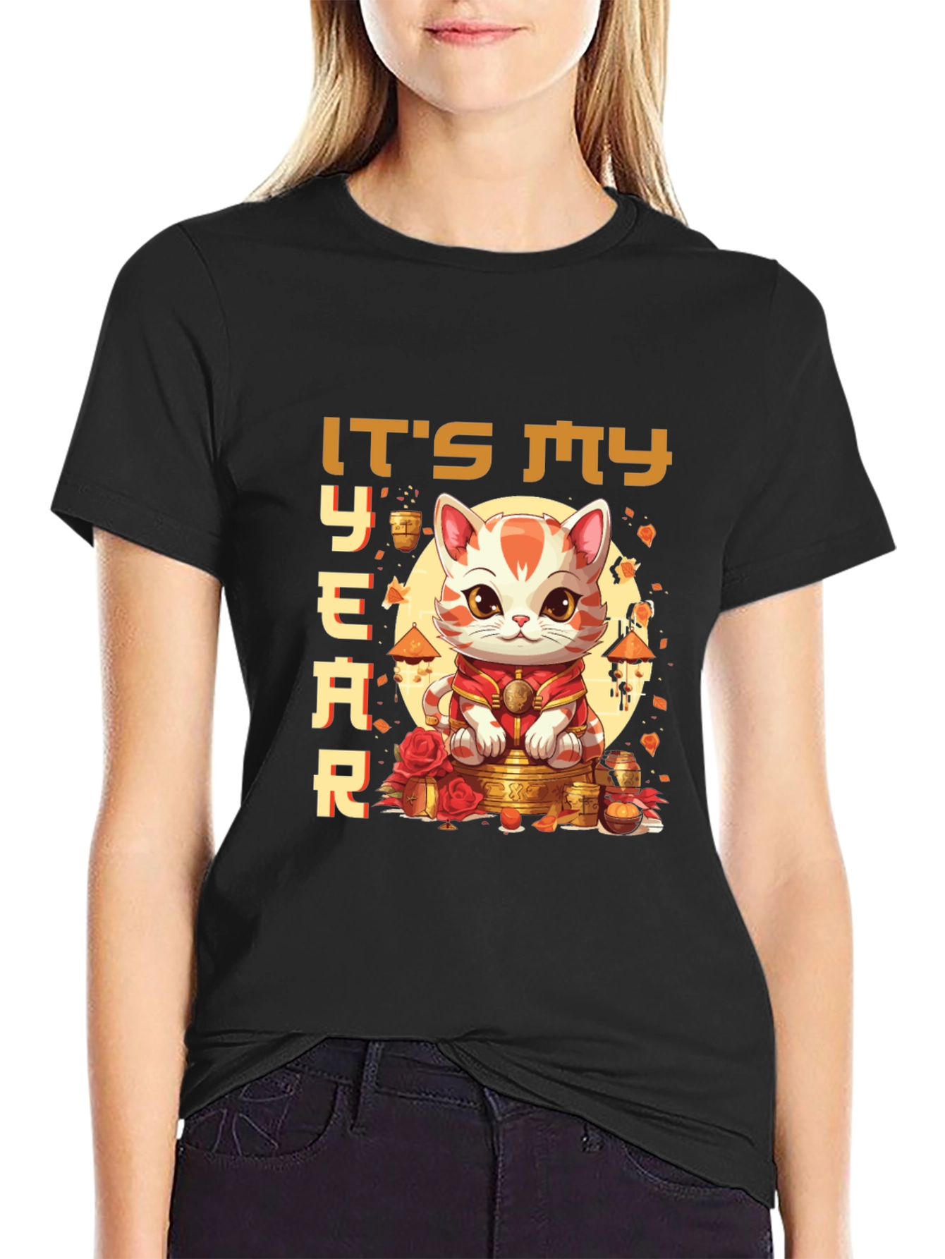 Its My Year Cat Graphic Tee