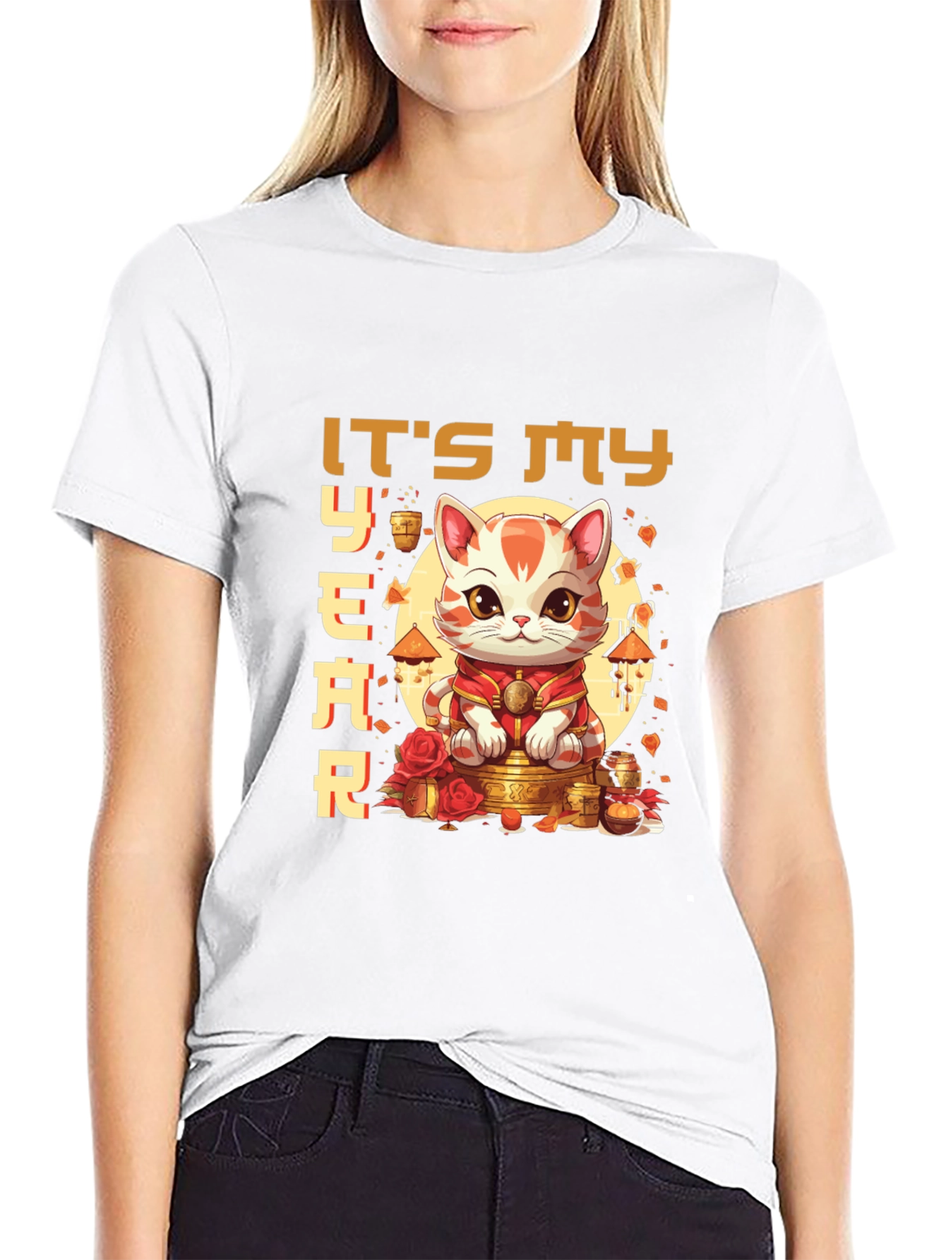 Its My Year Cat Graphic Tee