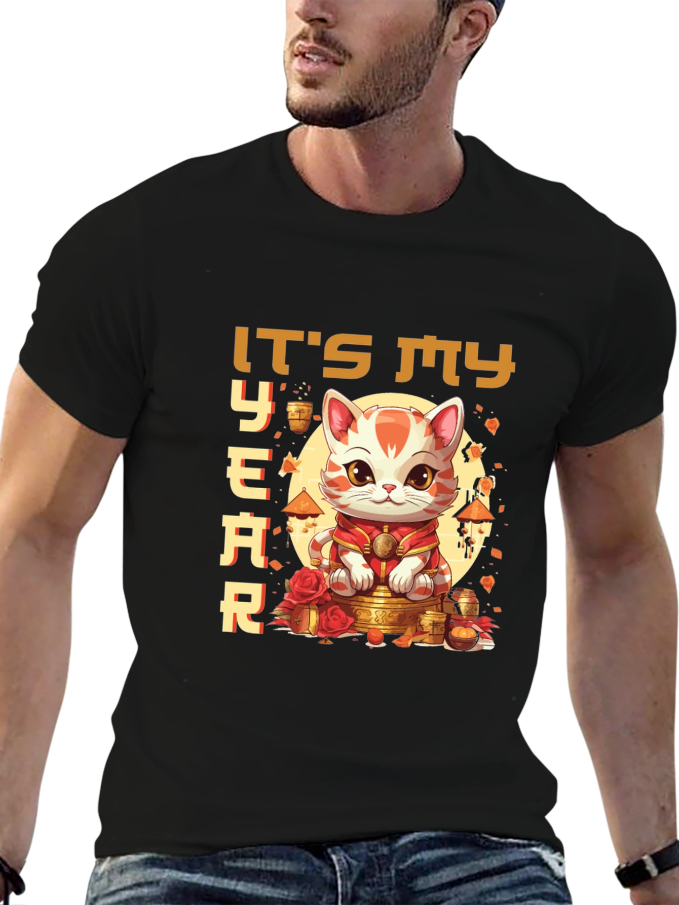 Its My Year Cat Graphic Tee
