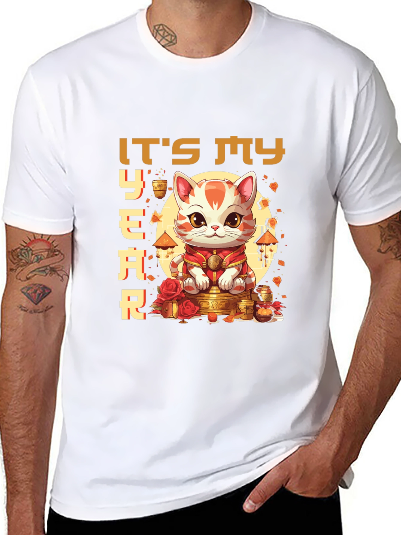 Its My Year Cat Graphic Tee