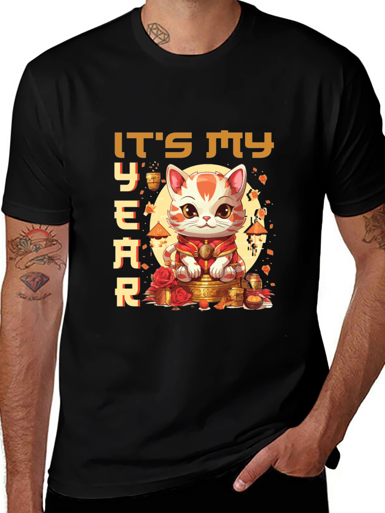 Its My Year Cat Graphic Tee