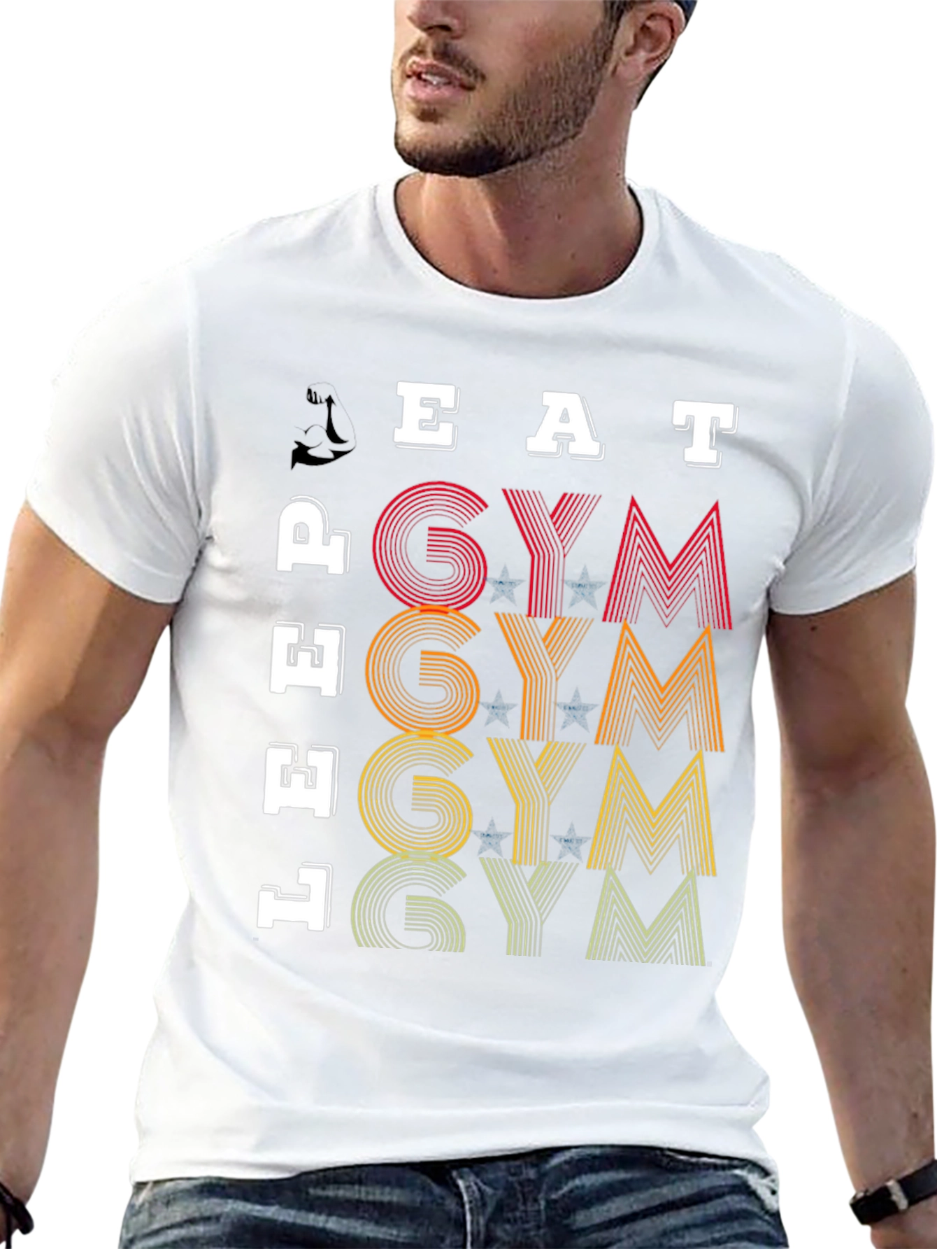 Eat Lift Gym T-Shirt - Fitness Motivation Tee