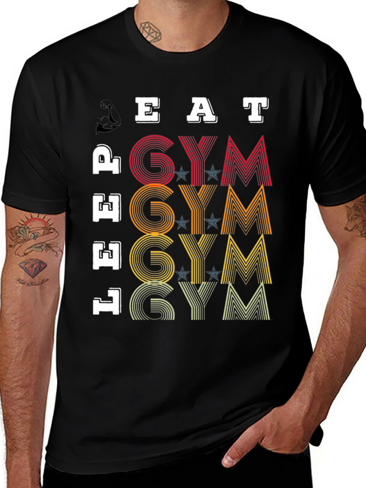 Eat Lift Gym T-Shirt - Fitness Motivation Tee