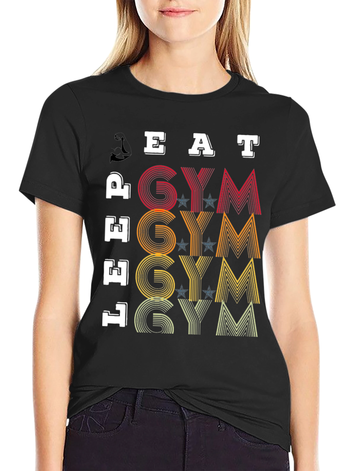 Eat Lift Gym T-Shirt - Fitness Motivation Tee