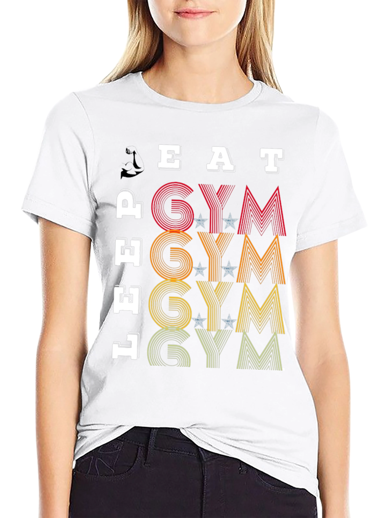 Eat Lift Gym T-Shirt - Fitness Motivation Tee
