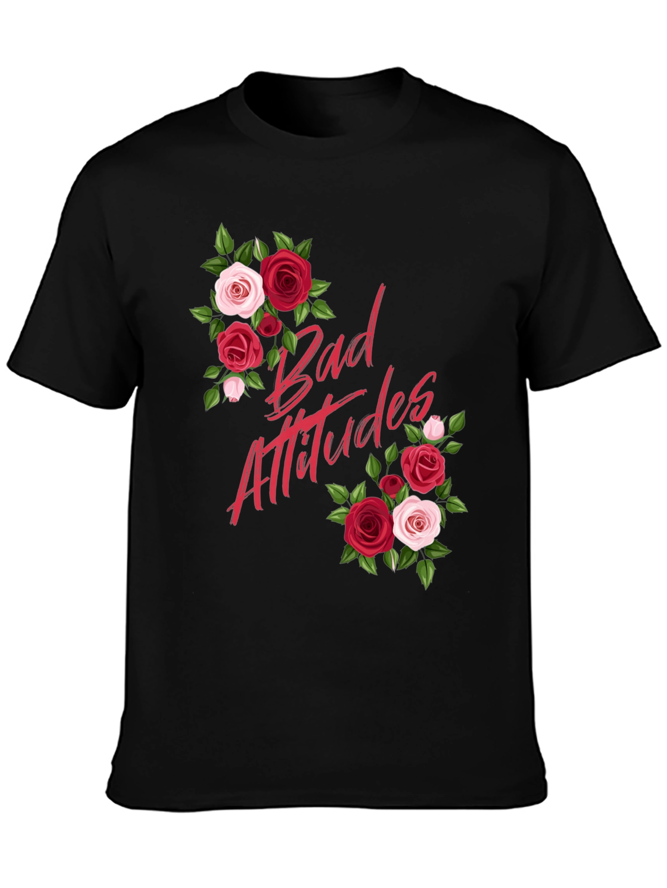Bad Attitudes Floral Graphic Tee