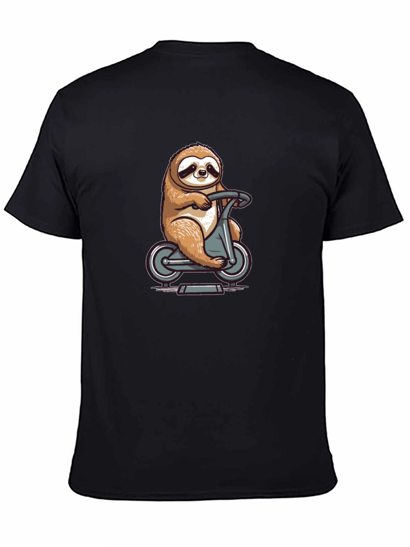 Sloth on Scooter Graphic Tee - Unisex Casual Shirt