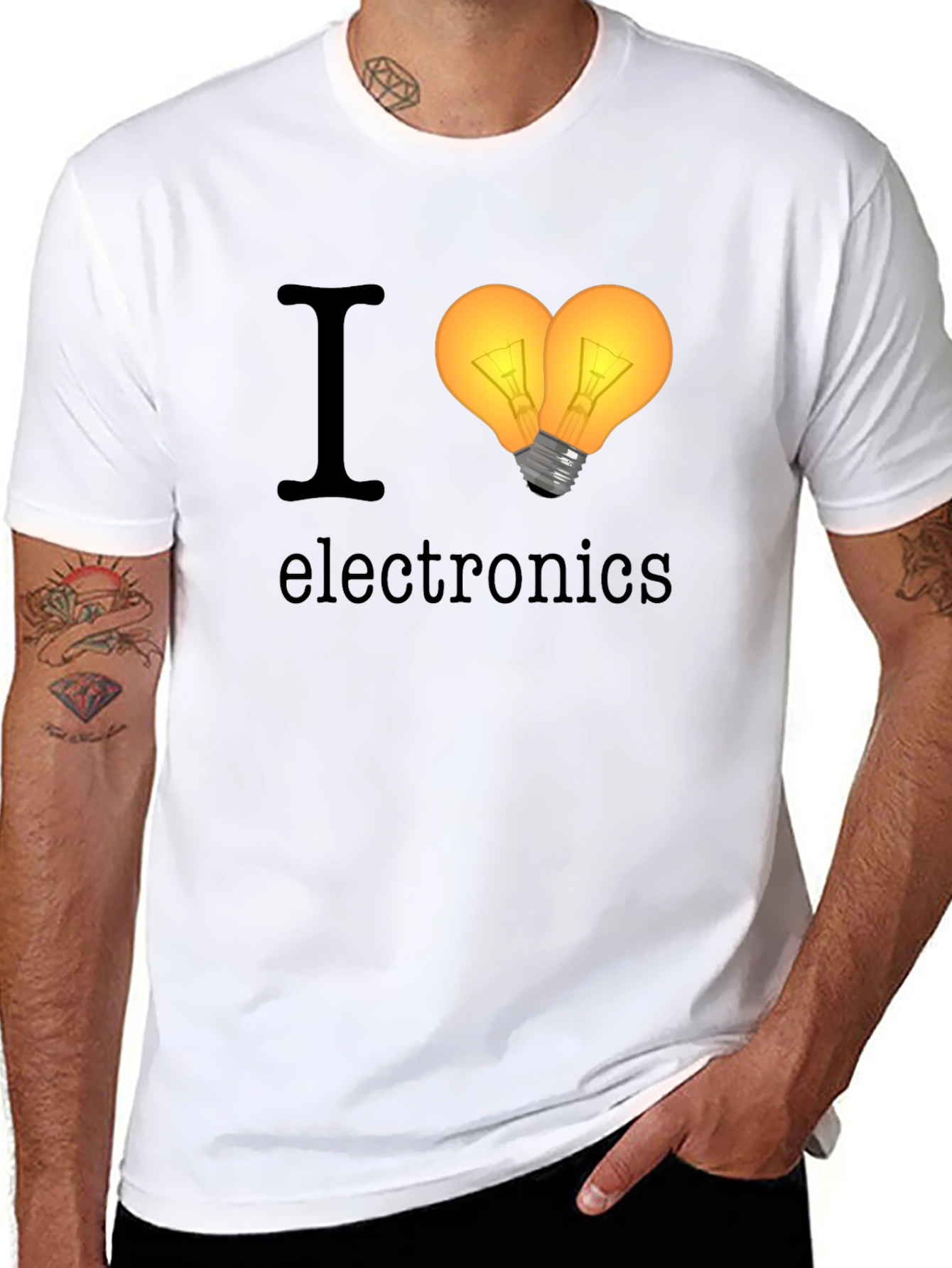 I Heart Electronics Graphic T-Shirt