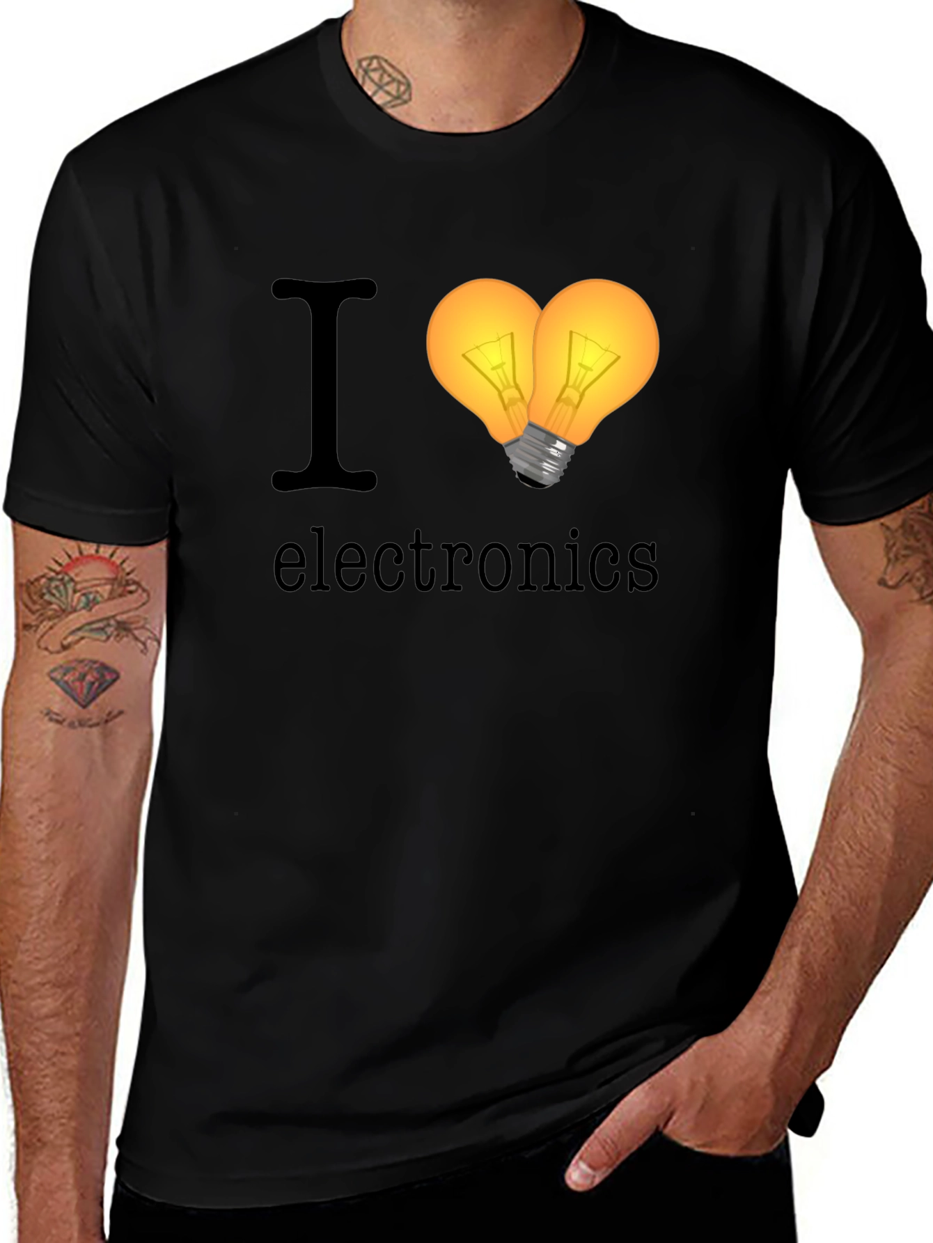 I Heart Electronics Graphic T-Shirt
