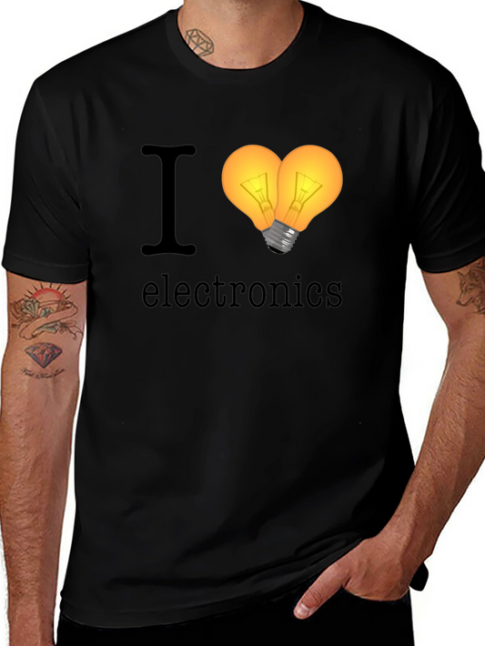 I Heart Electronics Graphic T-Shirt