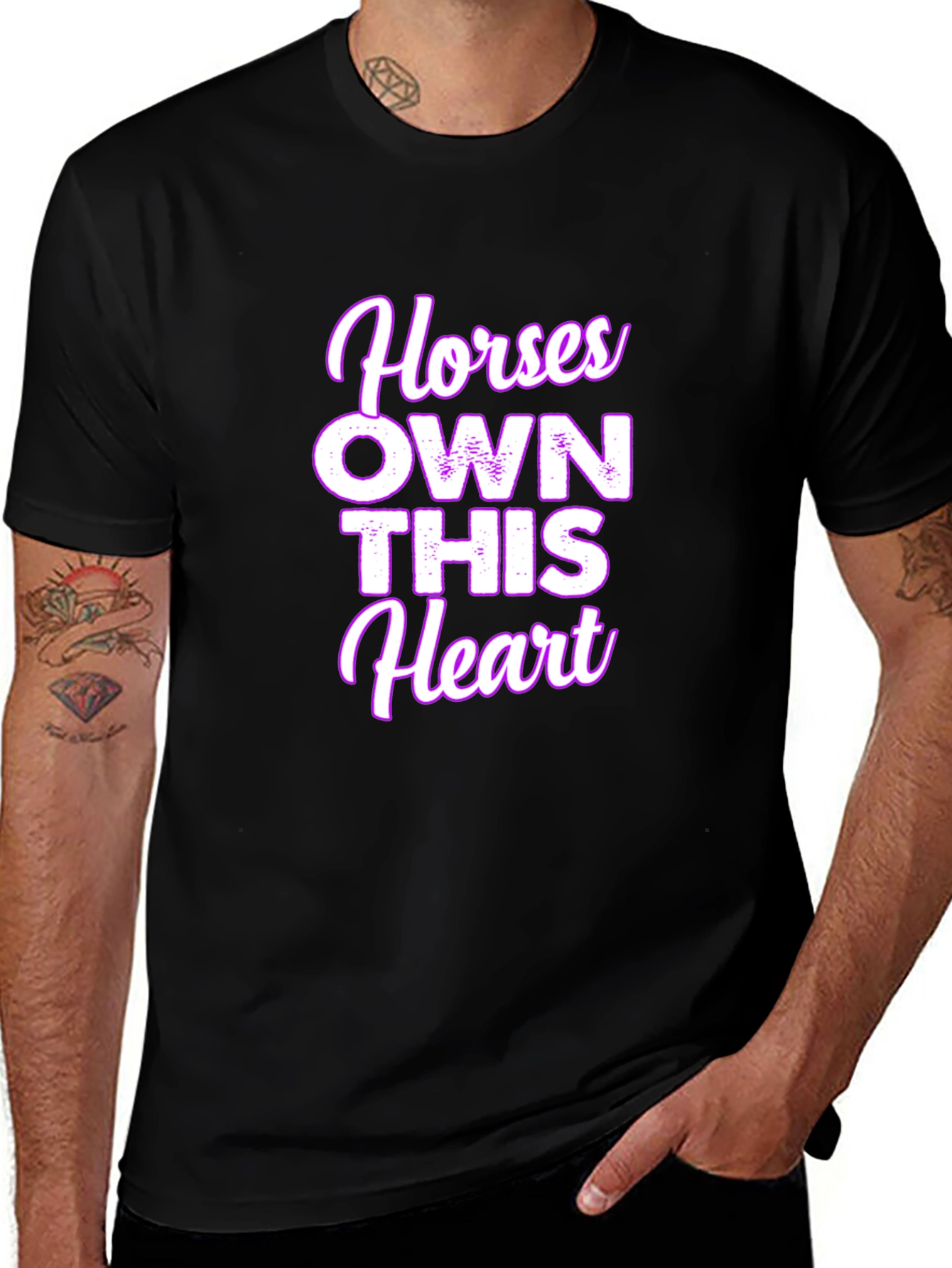 Horses Own This Heart Graphic Tee