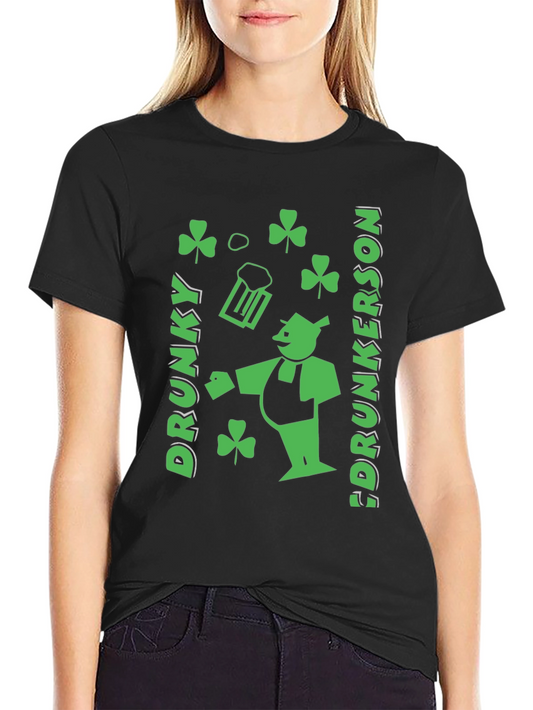 Drunky Drunkerson St Patricks Day Graphic Tee