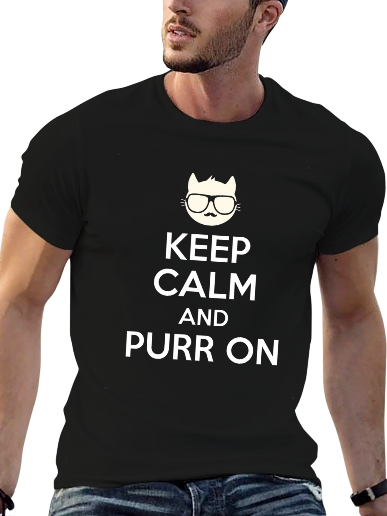 Keep Calm and Purr On T-Shirt