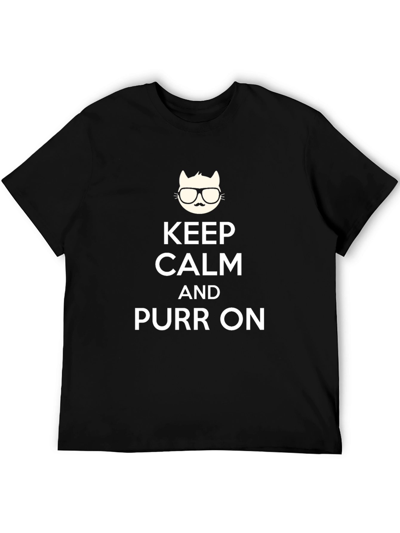 Keep Calm and Purr On T-Shirt