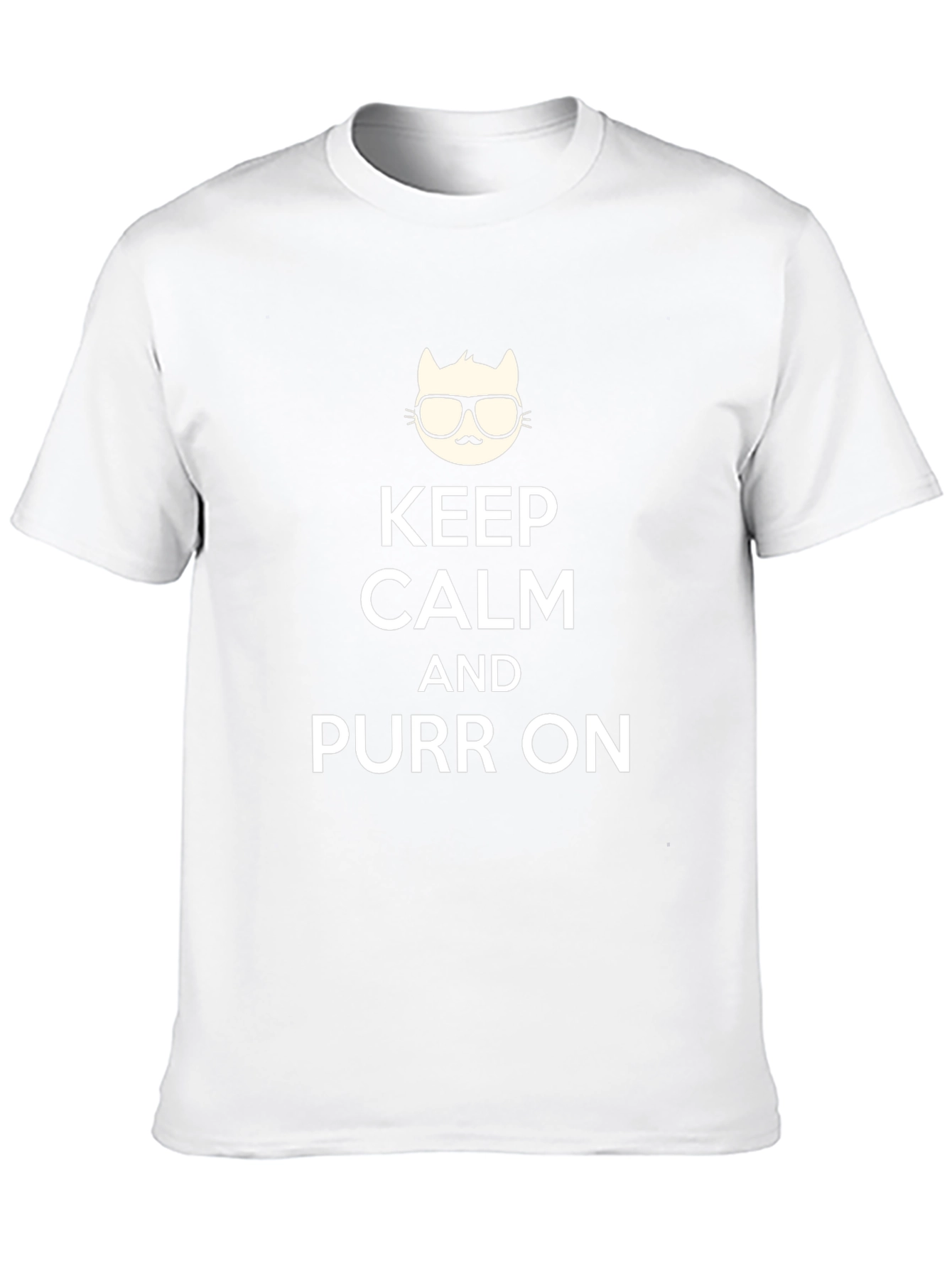 Keep Calm and Purr On T-Shirt