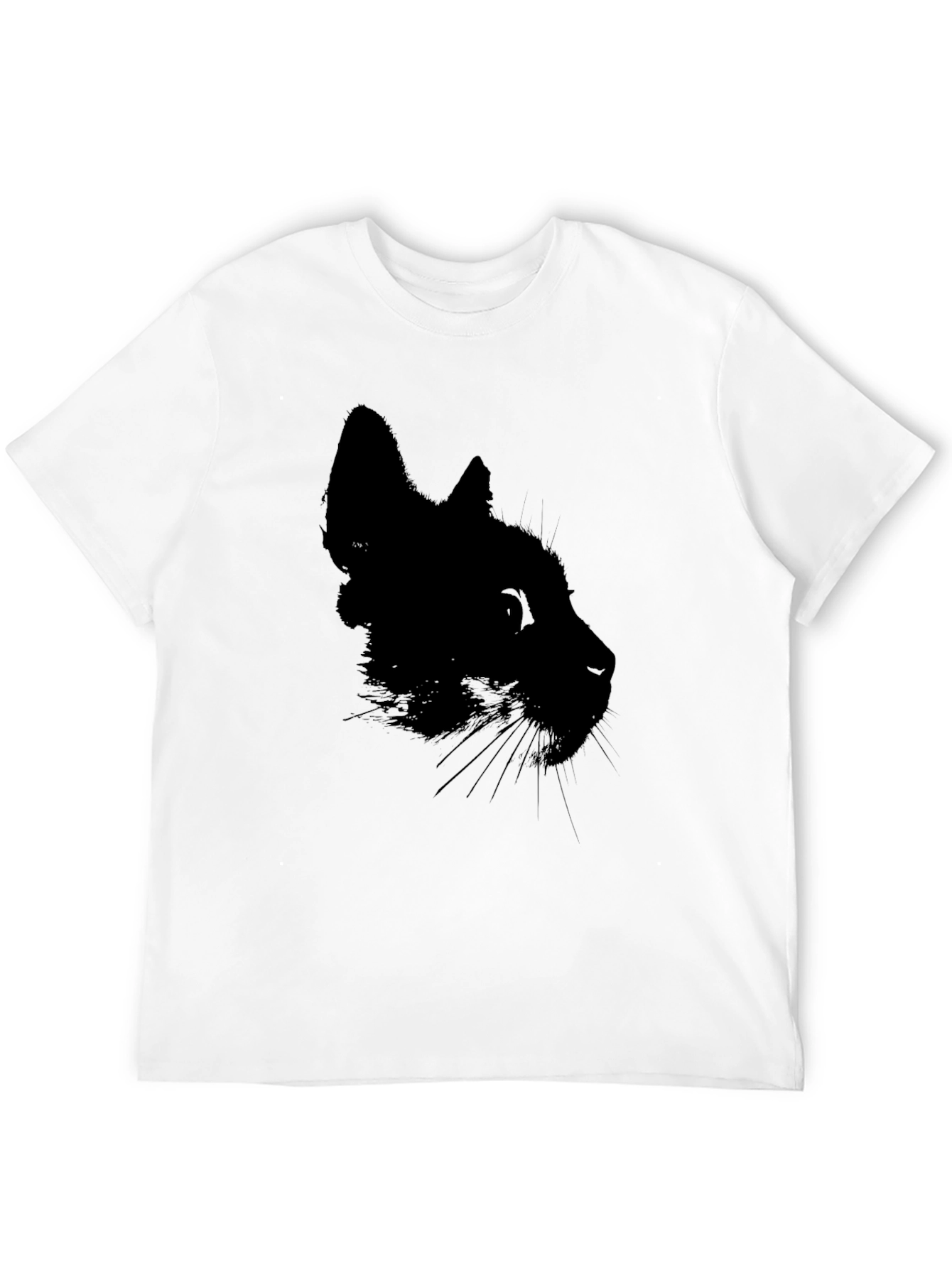 Black Cat Silhouette T-Shirt - Mens Graphic Tee