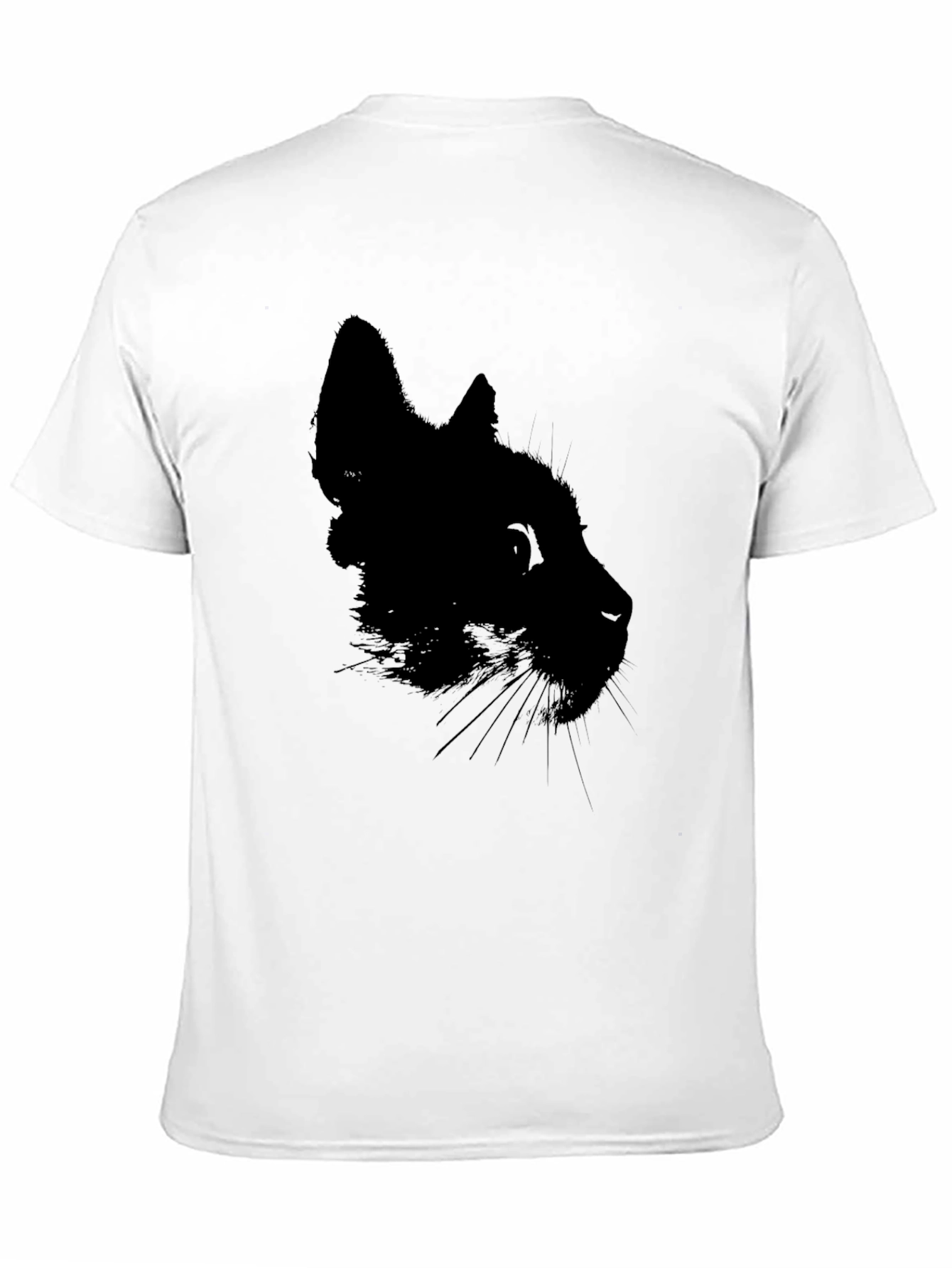 Black Cat Silhouette T-Shirt - Mens Graphic Tee