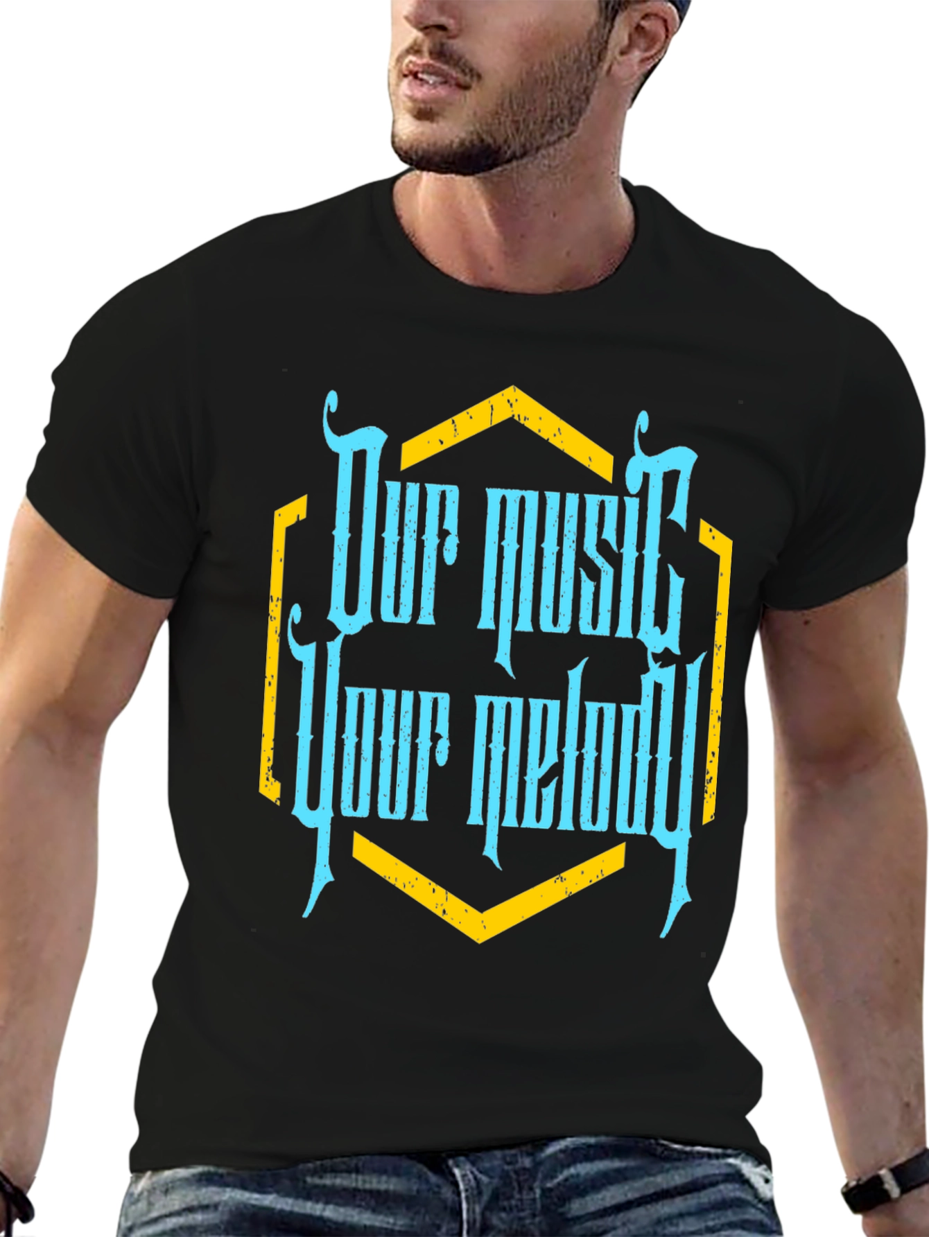 Our Music Your Melody Graphic Tee - Black