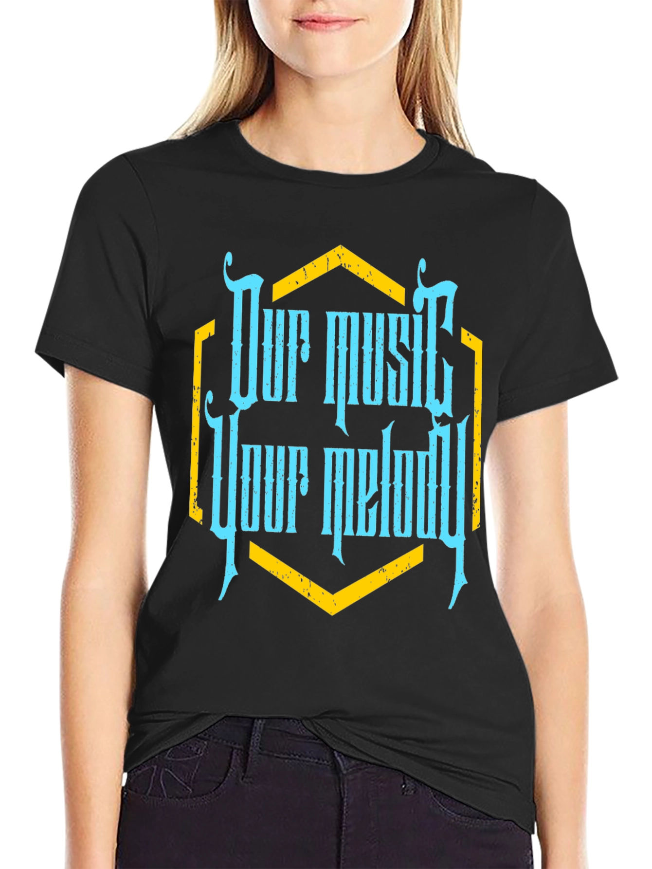 Our Music Your Melody Graphic Tee - Black