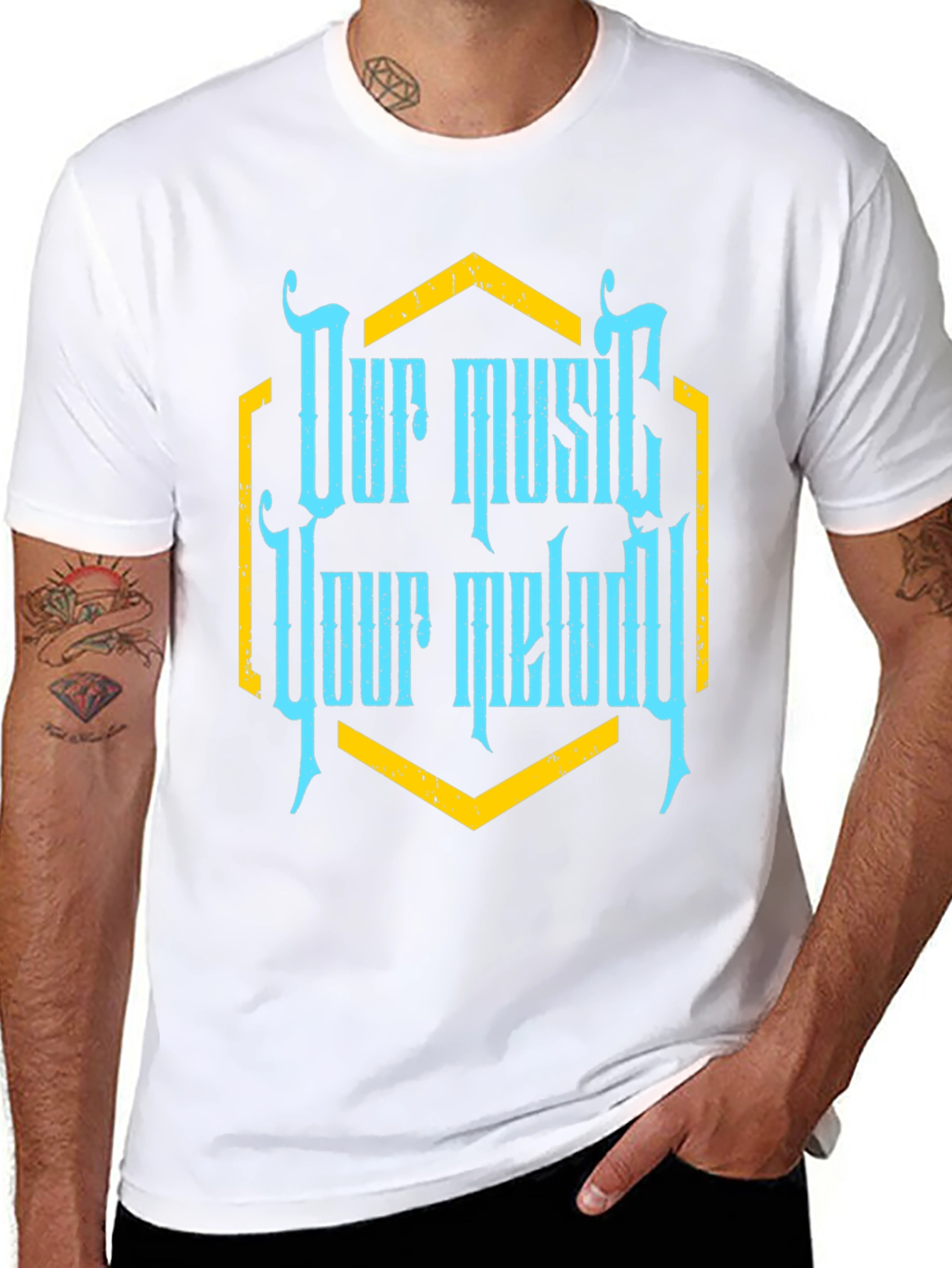 Our Music Your Melody Graphic Tee - Black