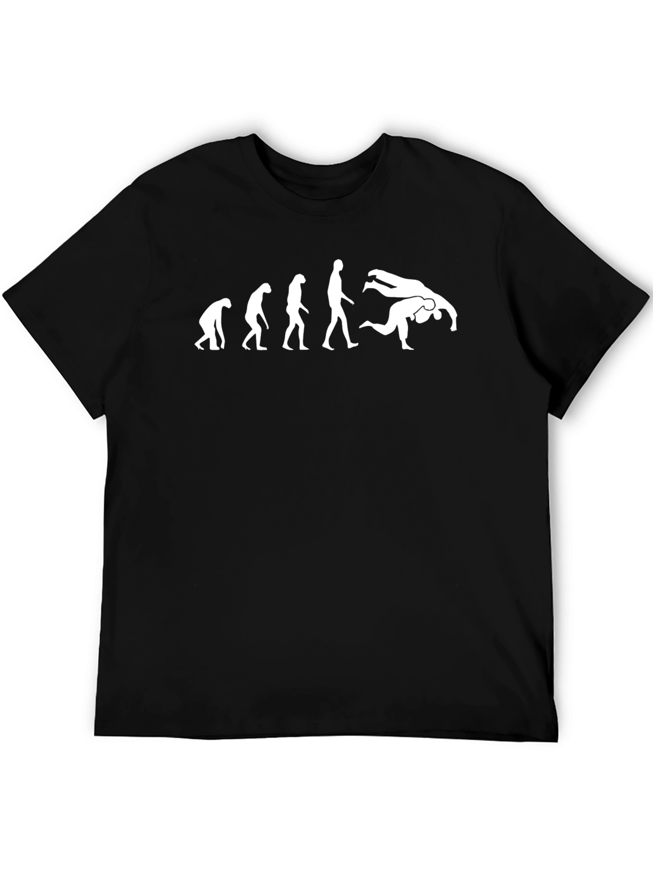 Evolution Judo Black T-Shirt - Martial Arts Design