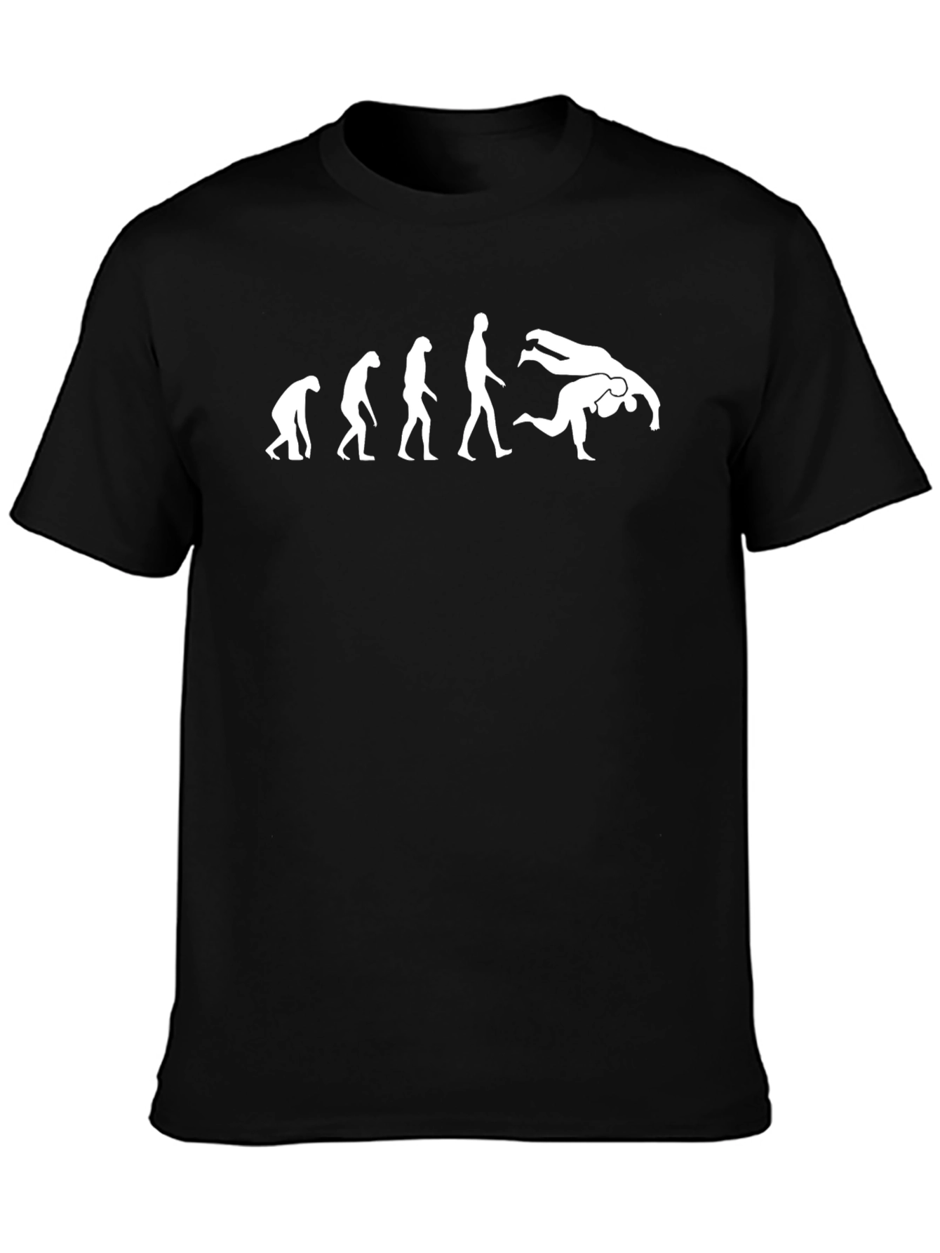 Evolution Judo Black T-Shirt - Martial Arts Design
