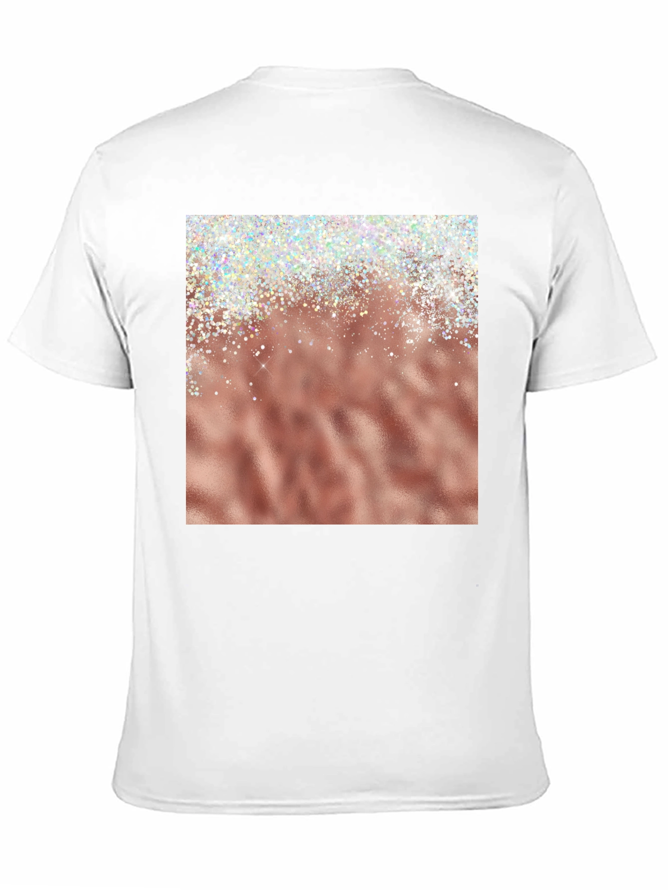 Rose Gold Sparkle Graphic Tee