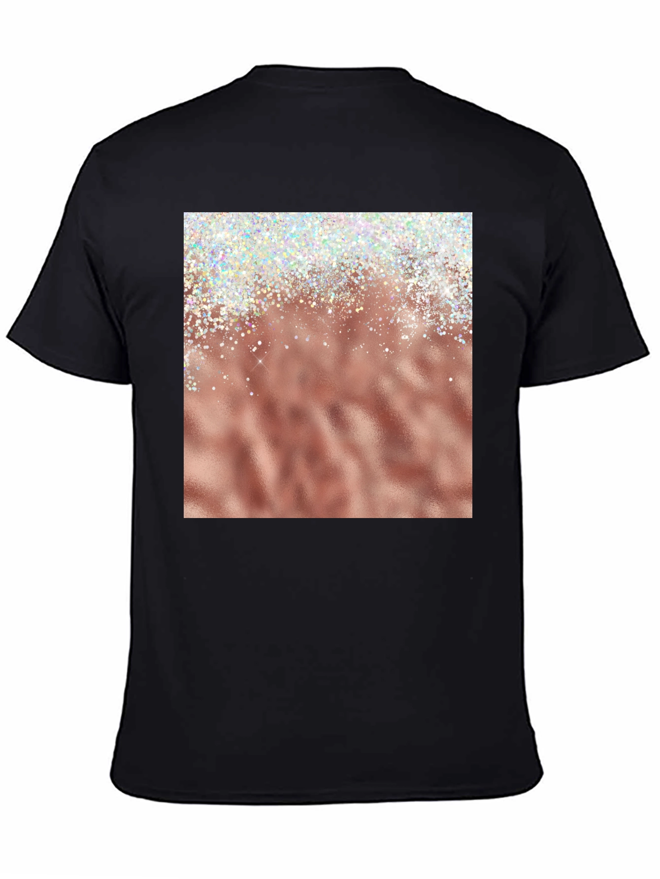Rose Gold Sparkle Graphic Tee