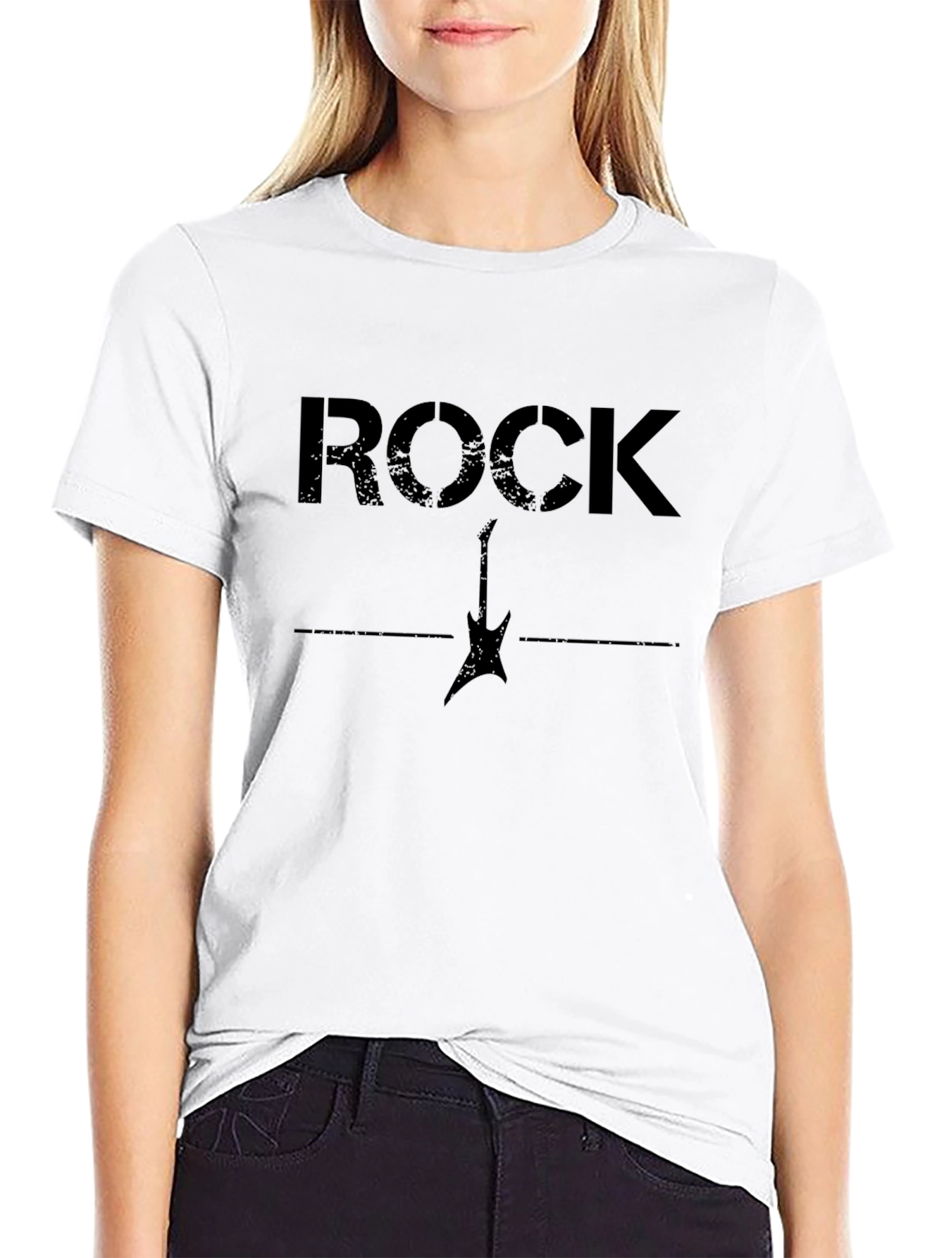 Rock Guitar Graphic Tee - Cool Musician T-Shirt