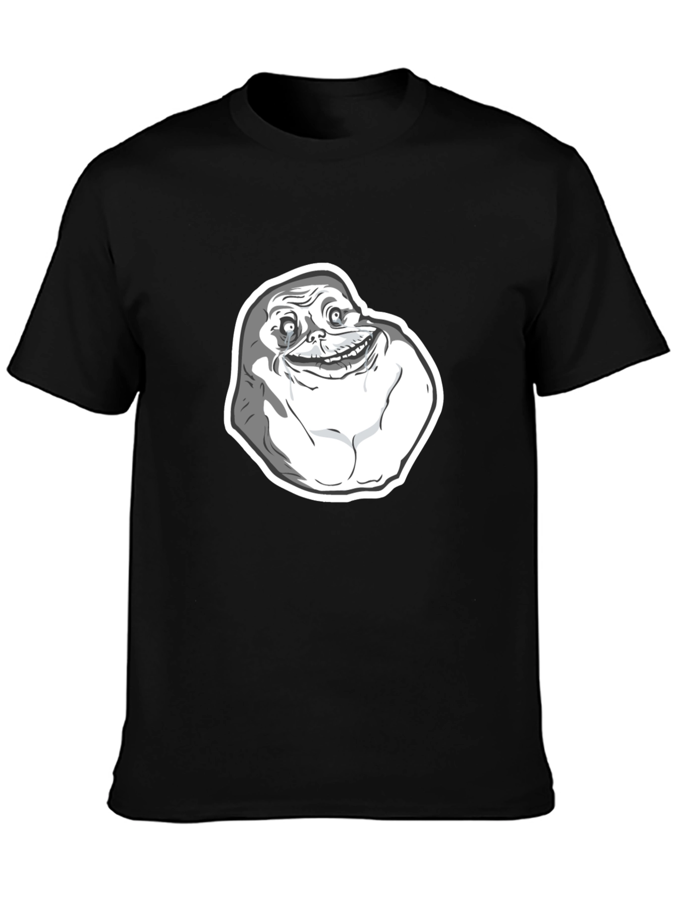 Forever Alone Meme Graphic T-Shirt