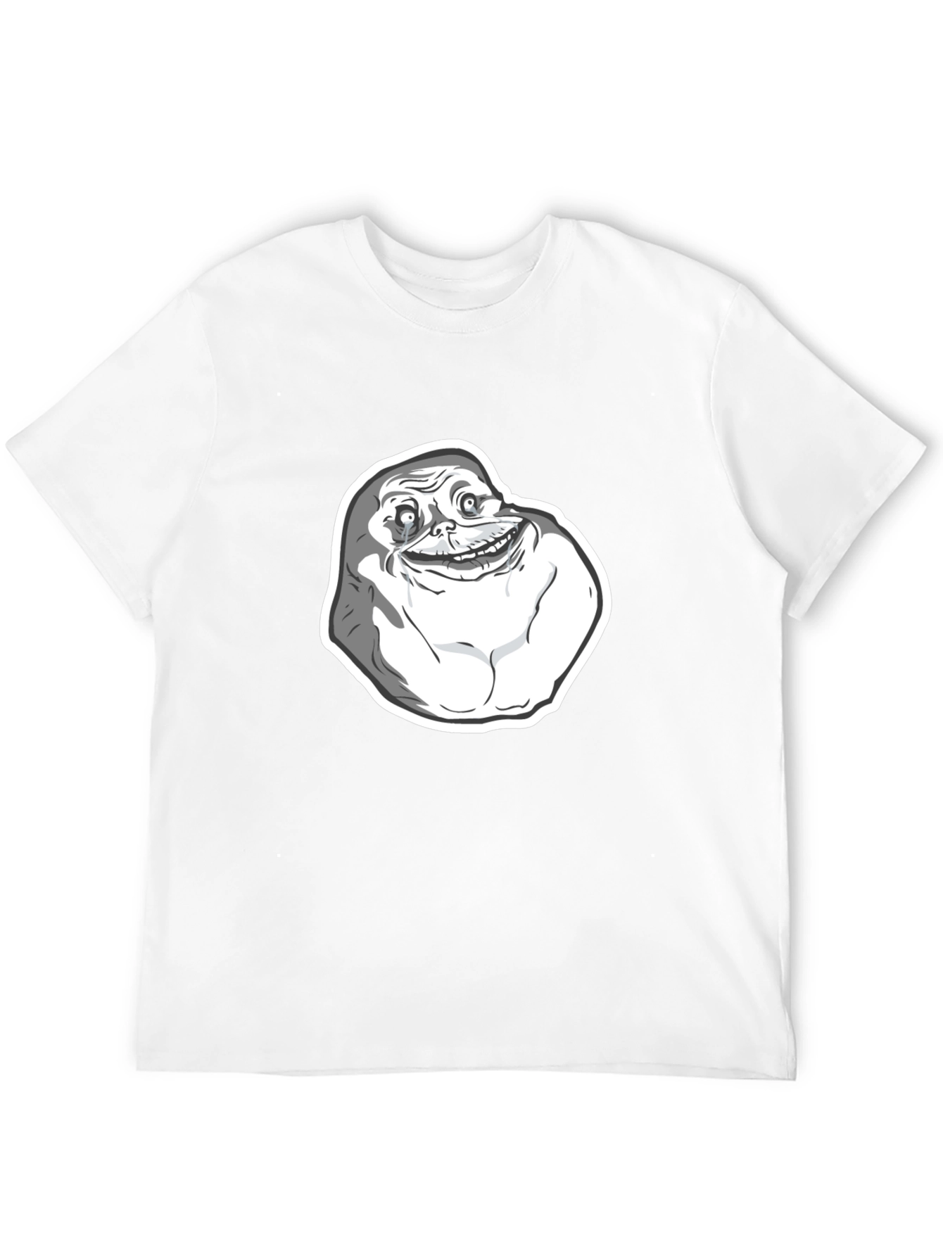 Forever Alone Meme Graphic T-Shirt