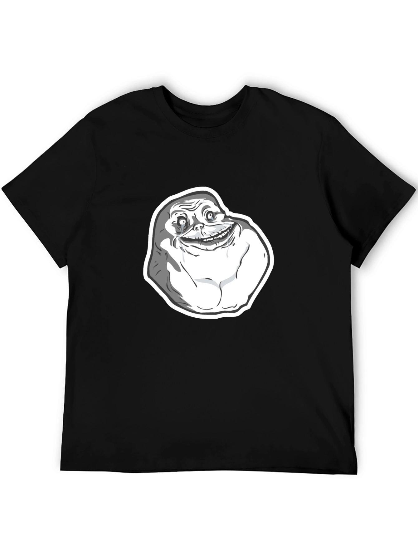 Forever Alone Meme Graphic T-Shirt