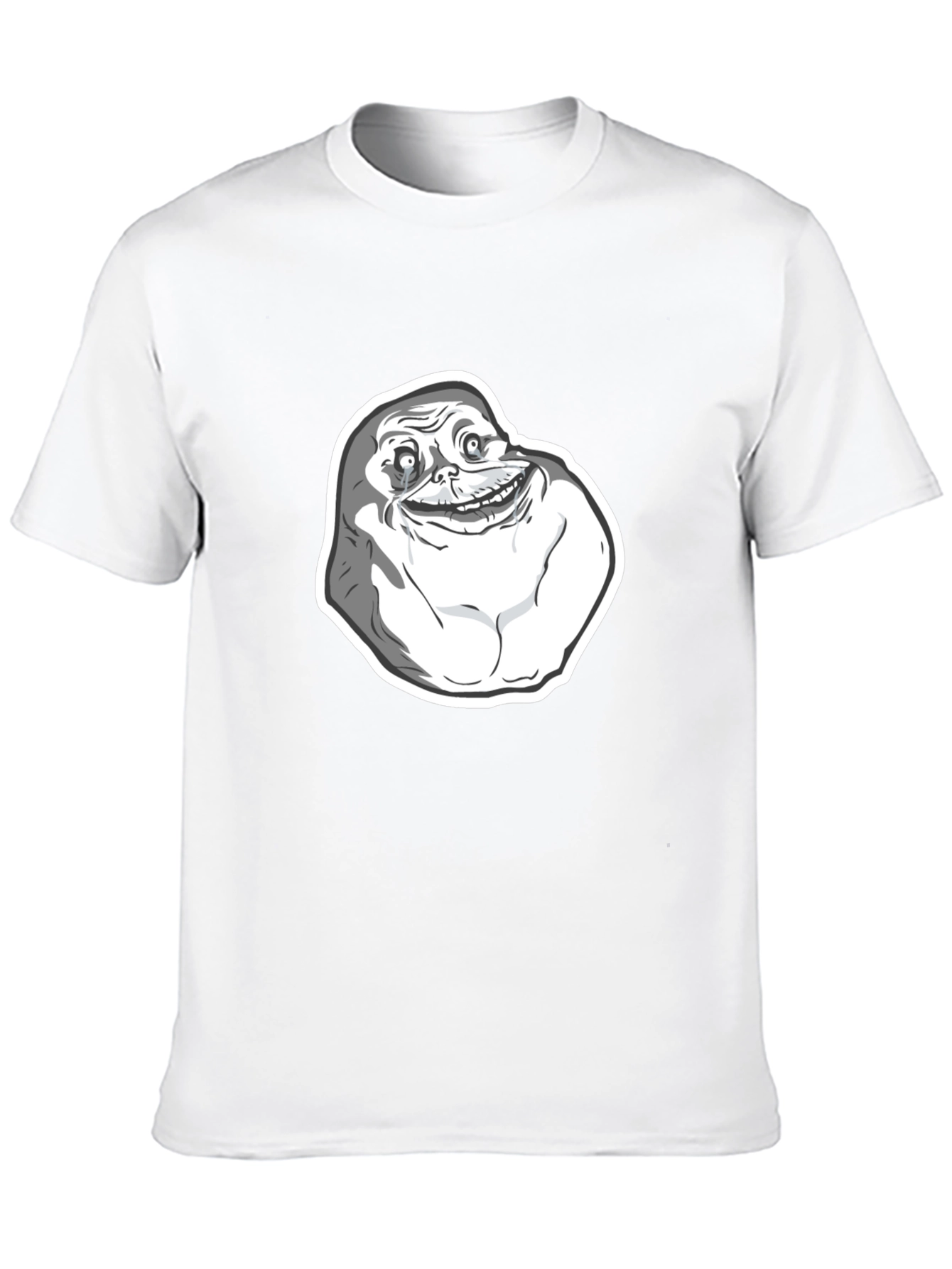 Forever Alone Meme Graphic T-Shirt