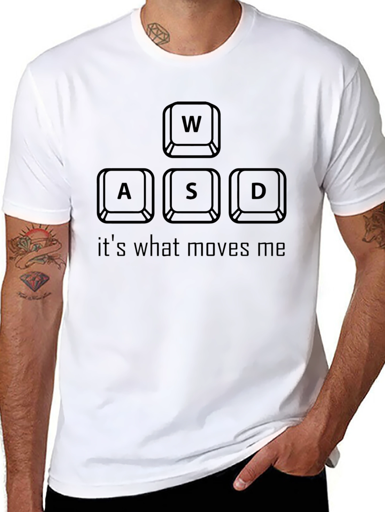 Gamer Keys Graphic Tee - Moves Me