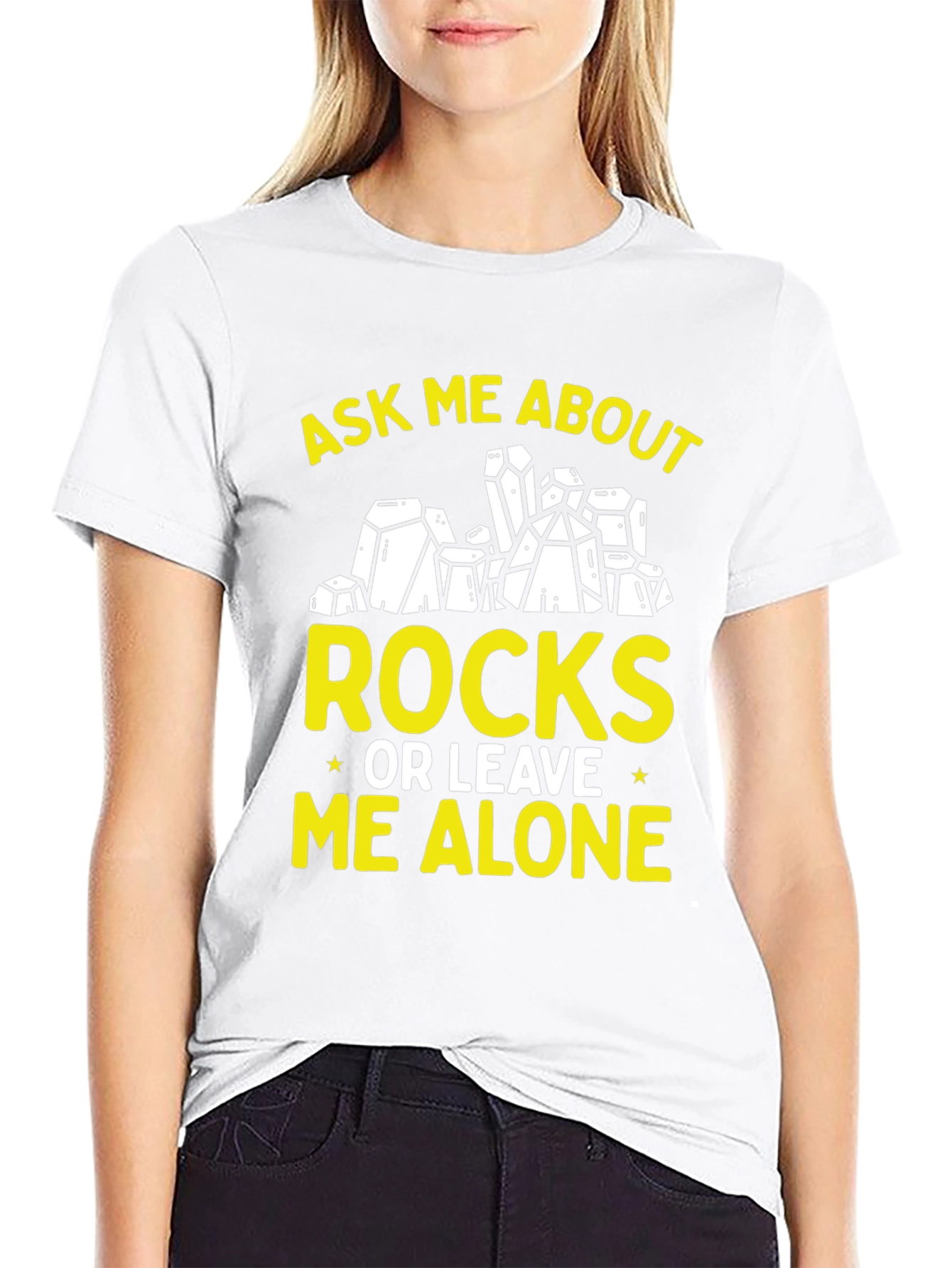 Ask Me About Rocks Graphic Tee
