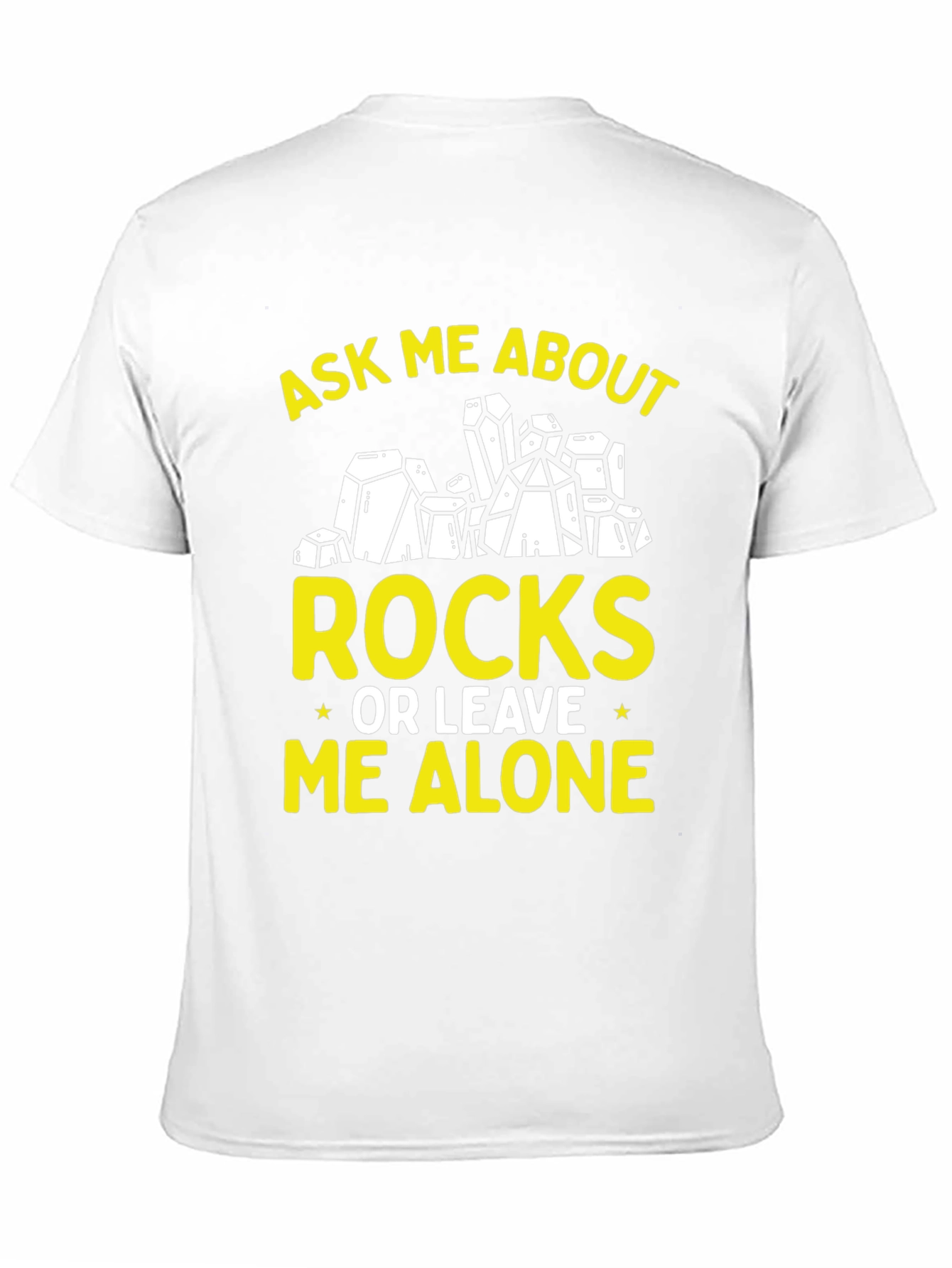 Ask Me About Rocks Graphic Tee