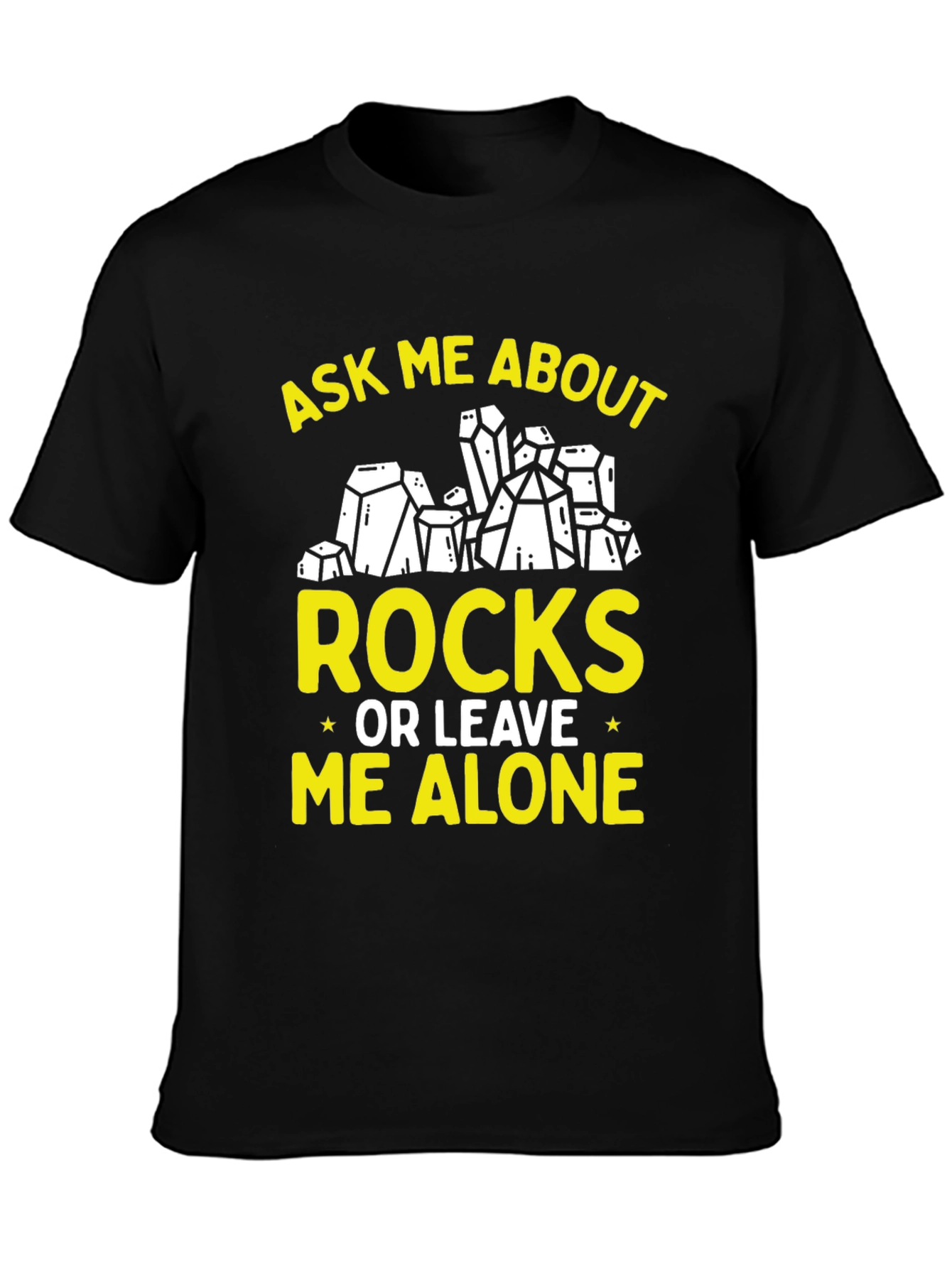 Ask Me About Rocks Graphic Tee