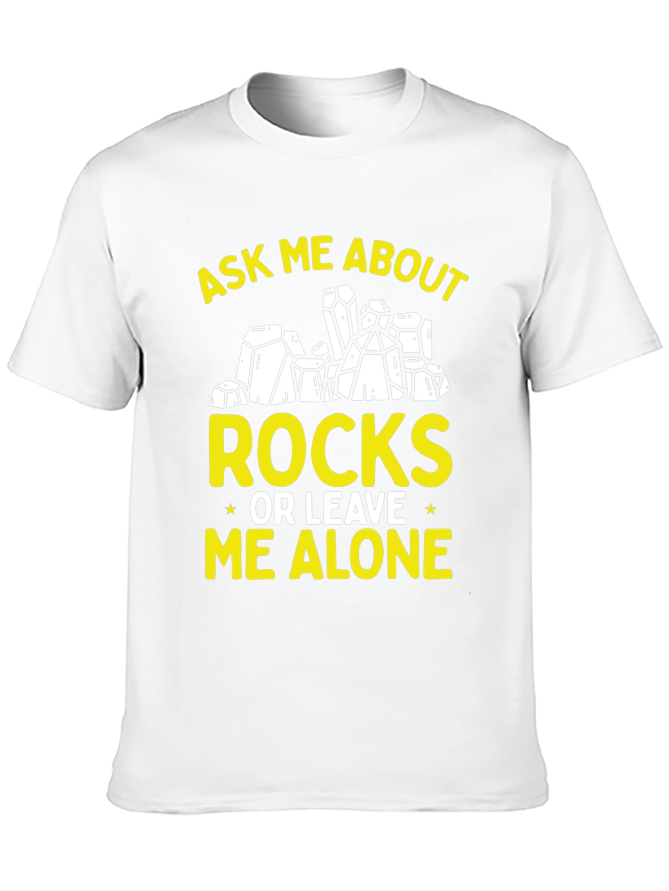 Ask Me About Rocks Graphic Tee