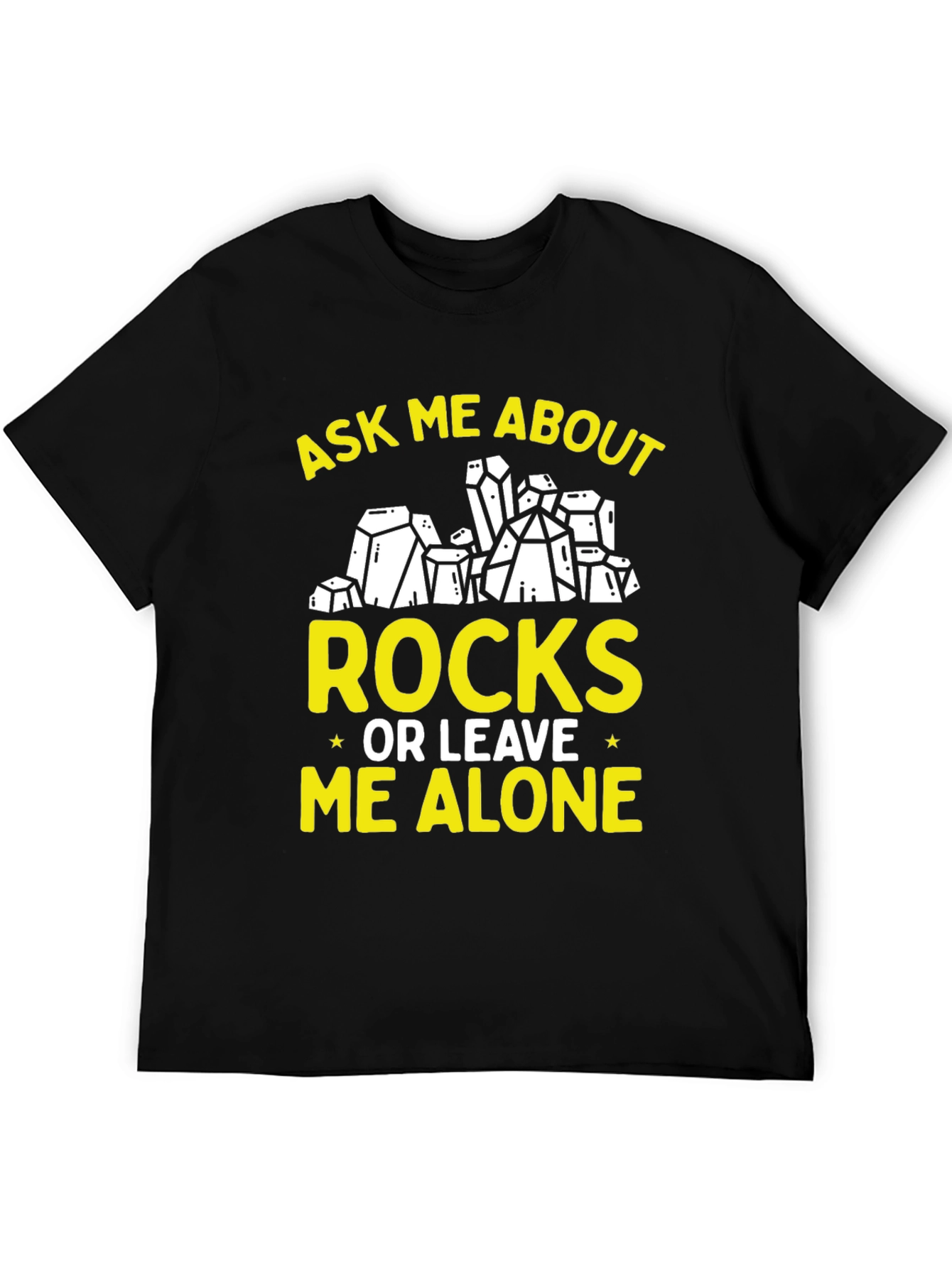 Ask Me About Rocks Graphic Tee