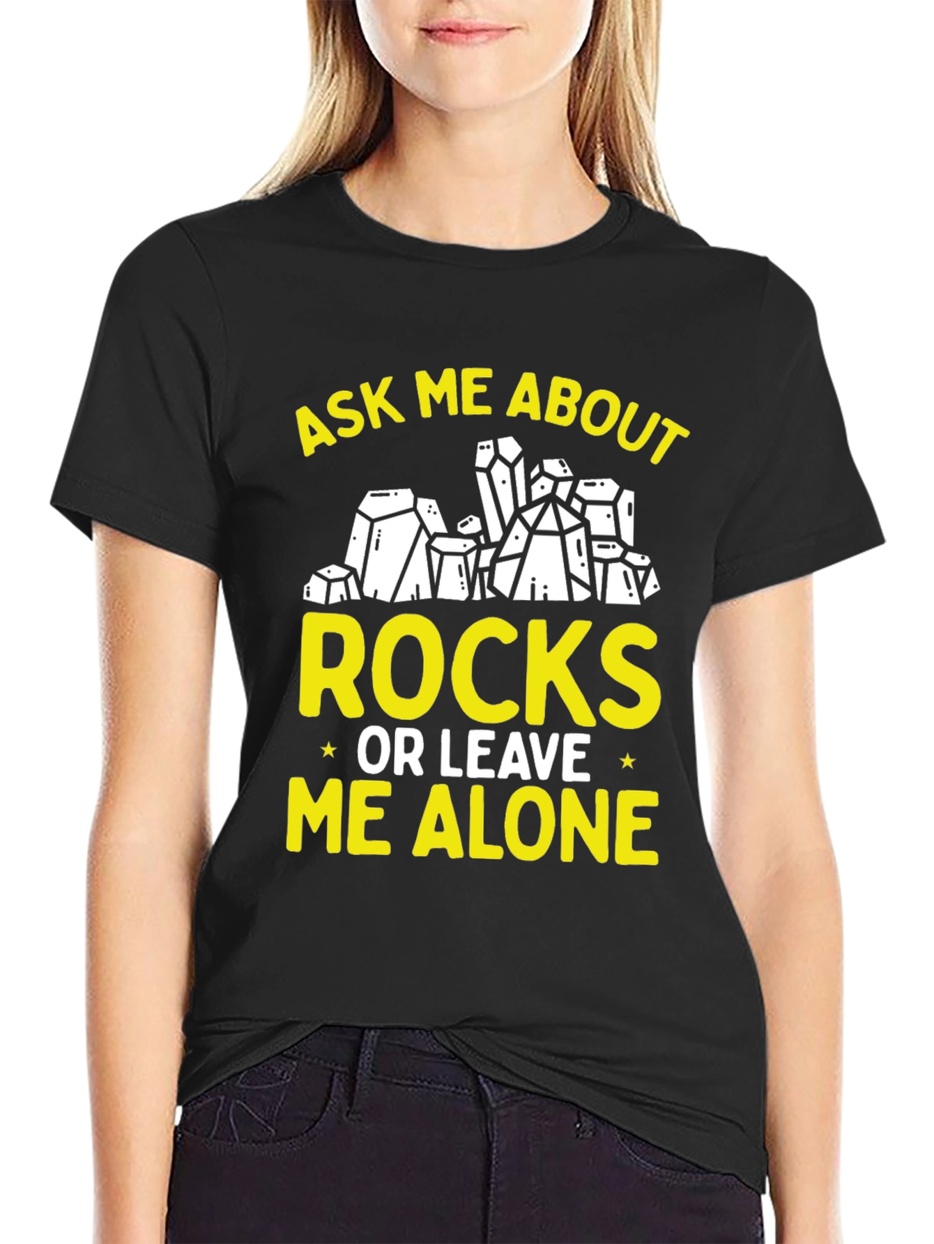 Ask Me About Rocks Graphic Tee