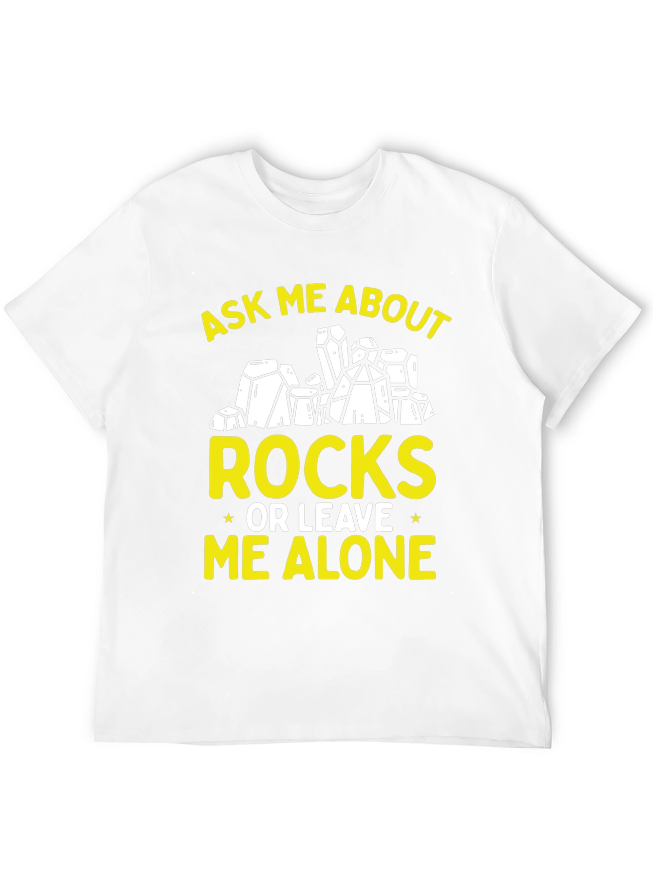 Ask Me About Rocks Graphic Tee