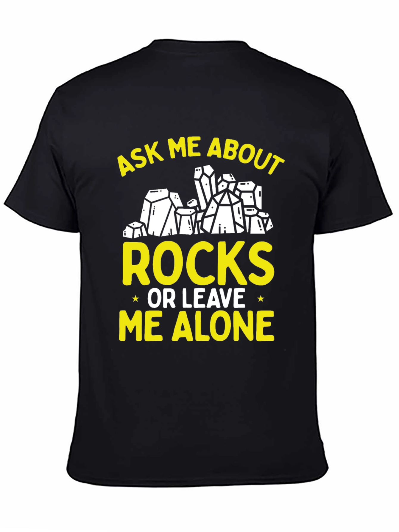 Ask Me About Rocks Graphic Tee