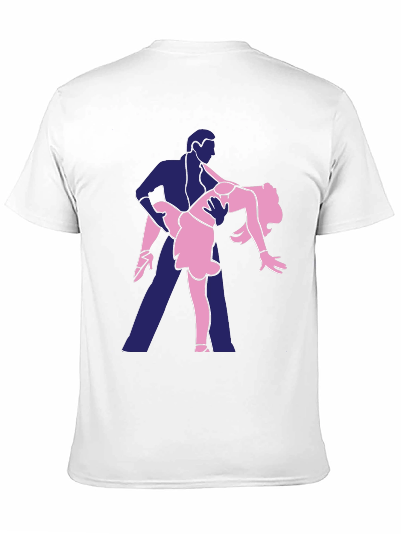 Dancing Duo Graphic Tee - Fun Black T-Shirt