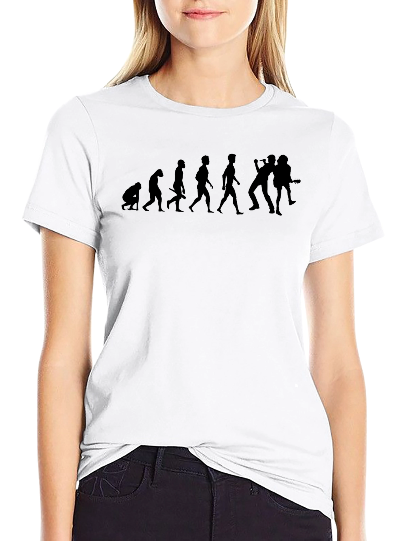 Evolution of Rock T-Shirt - Funny Band Tee