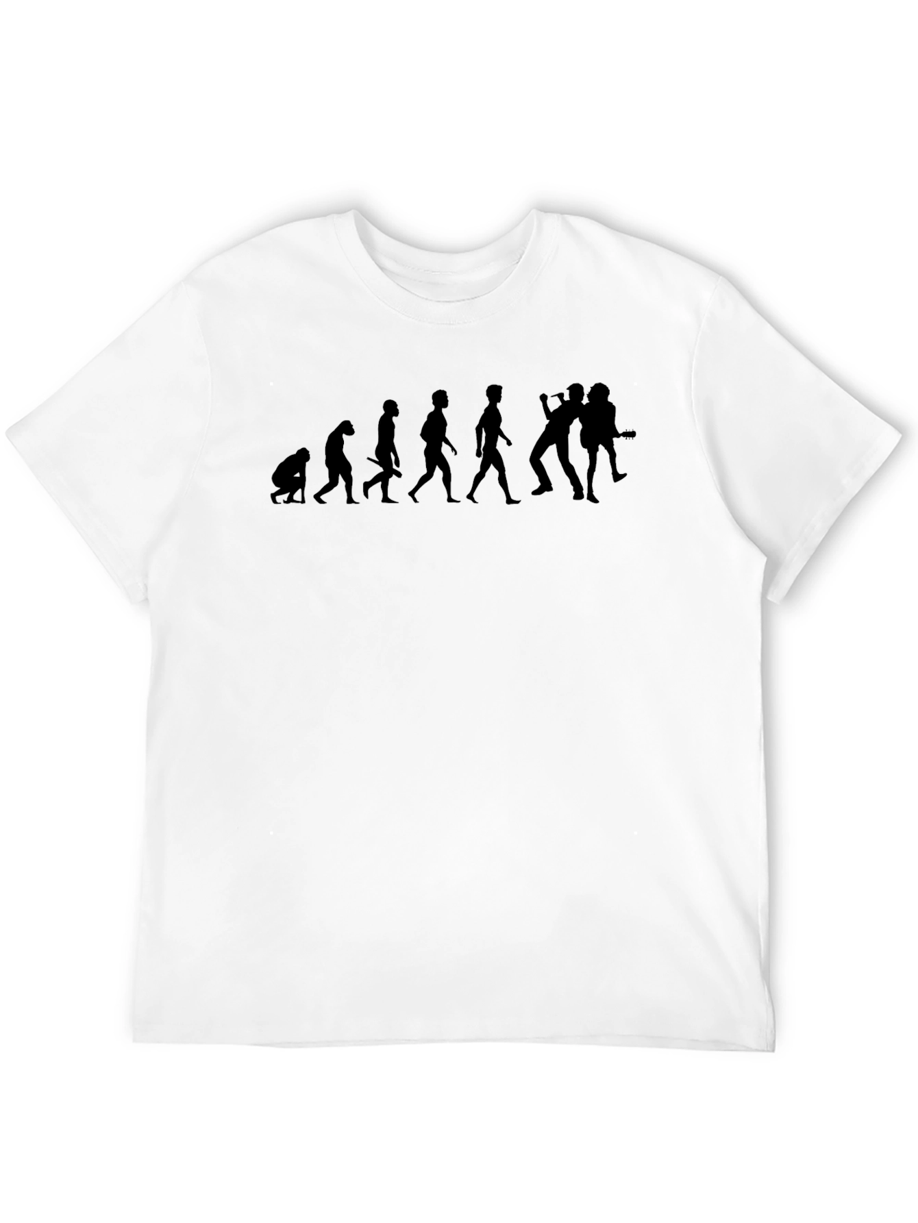Evolution of Rock T-Shirt - Funny Band Tee