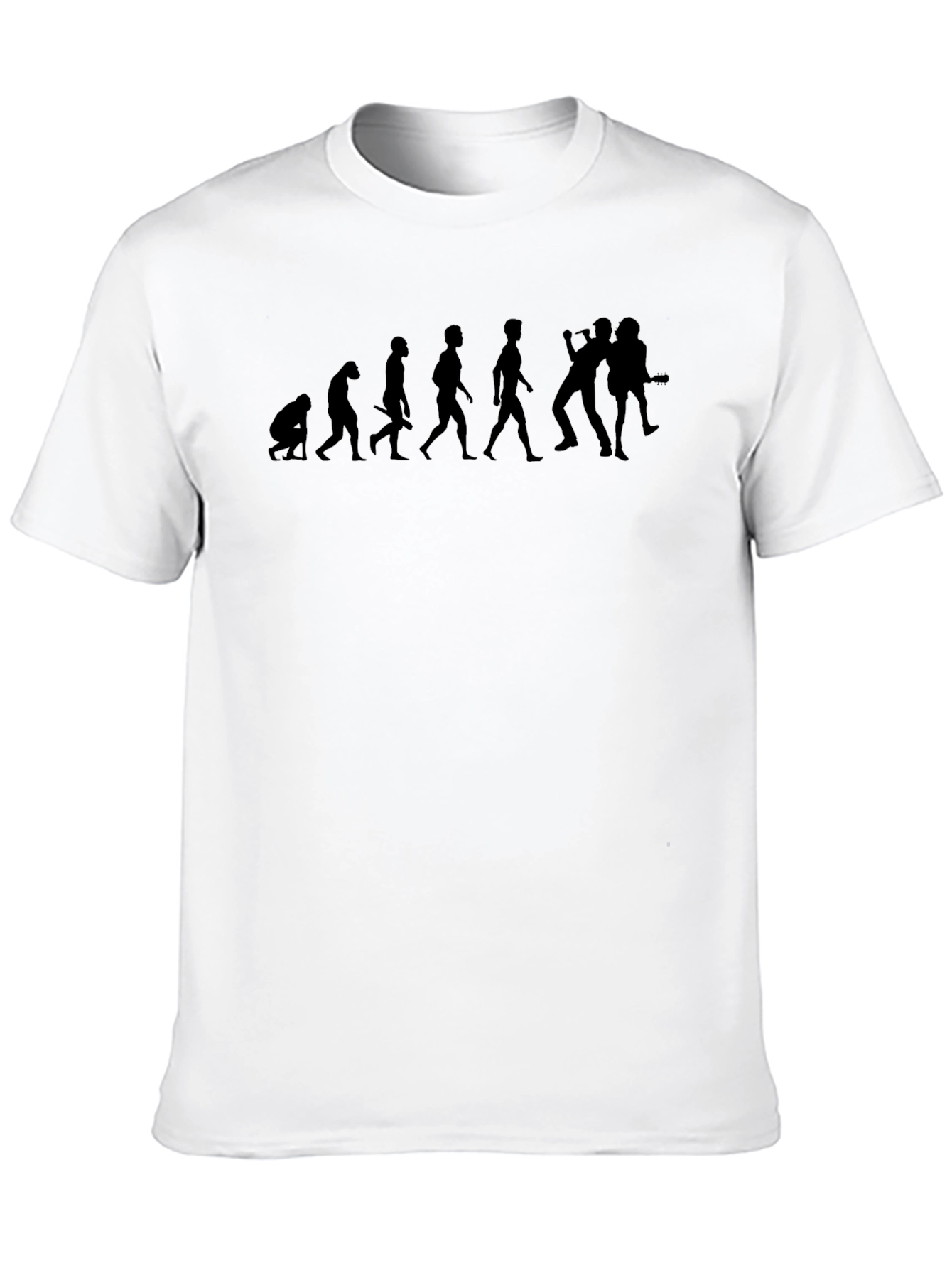 Evolution of Rock T-Shirt - Funny Band Tee