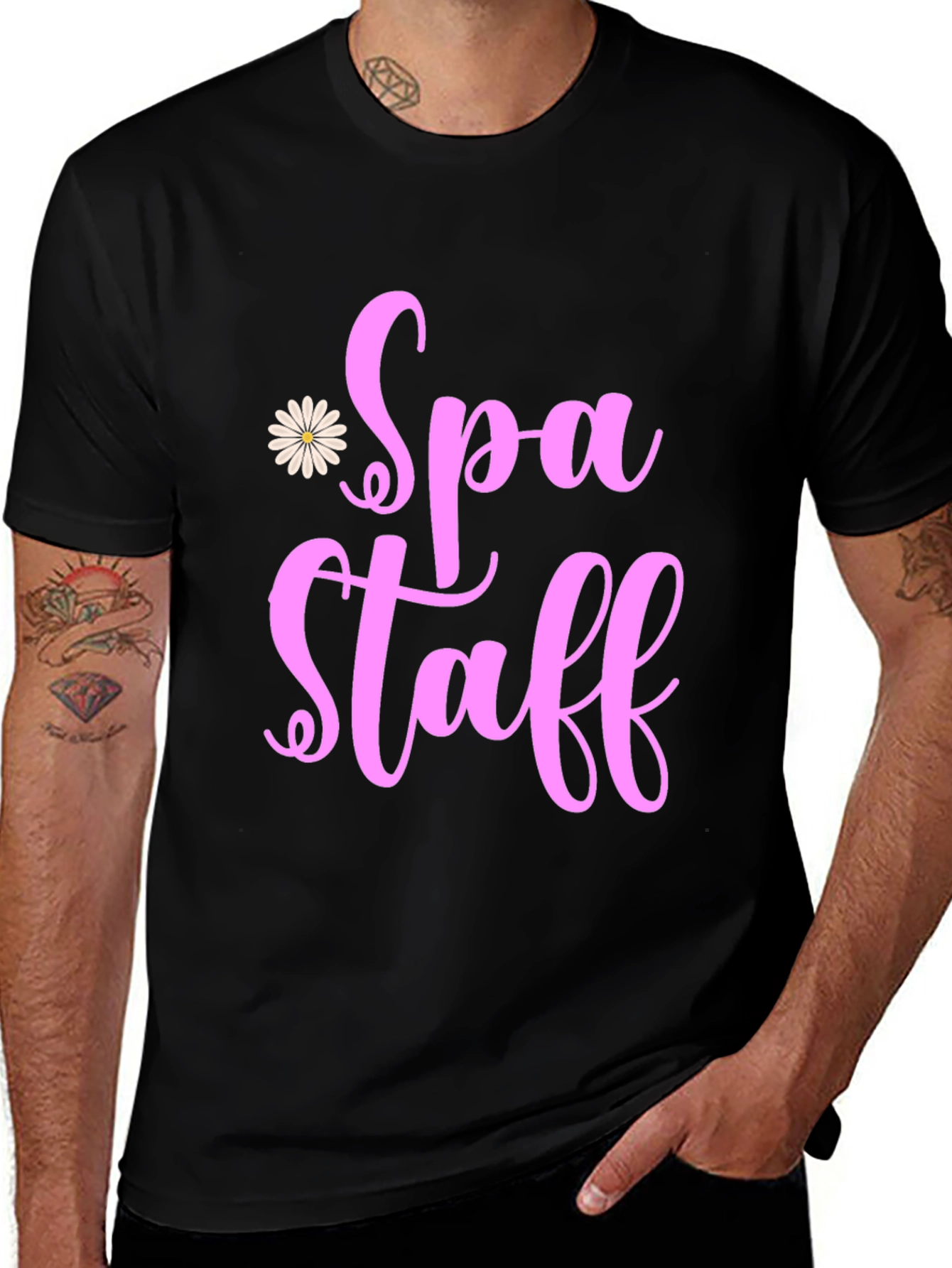Spa Staff Graphic T-Shirt - Stylish & Comfy