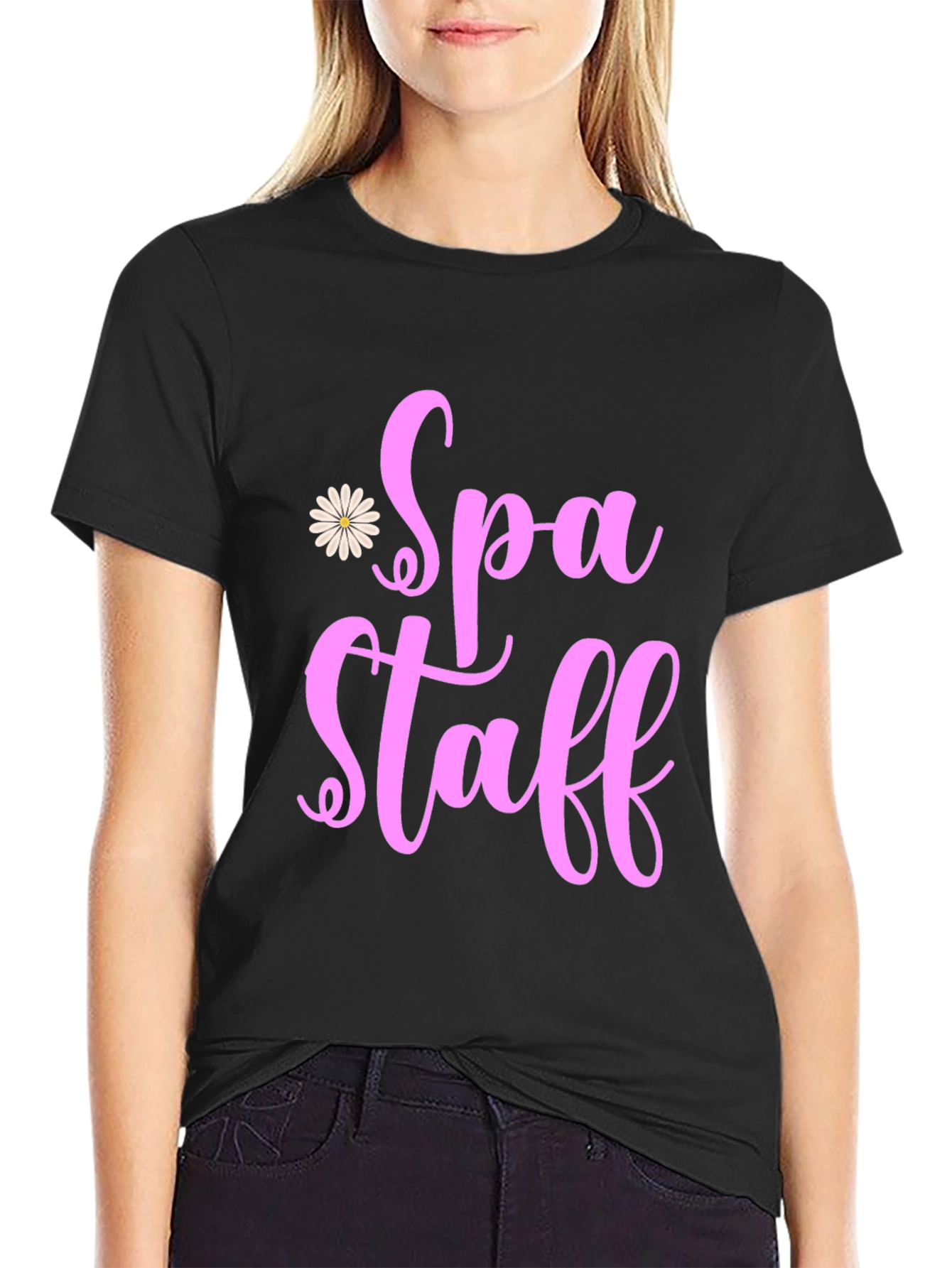 Spa Staff Graphic T-Shirt - Stylish & Comfy