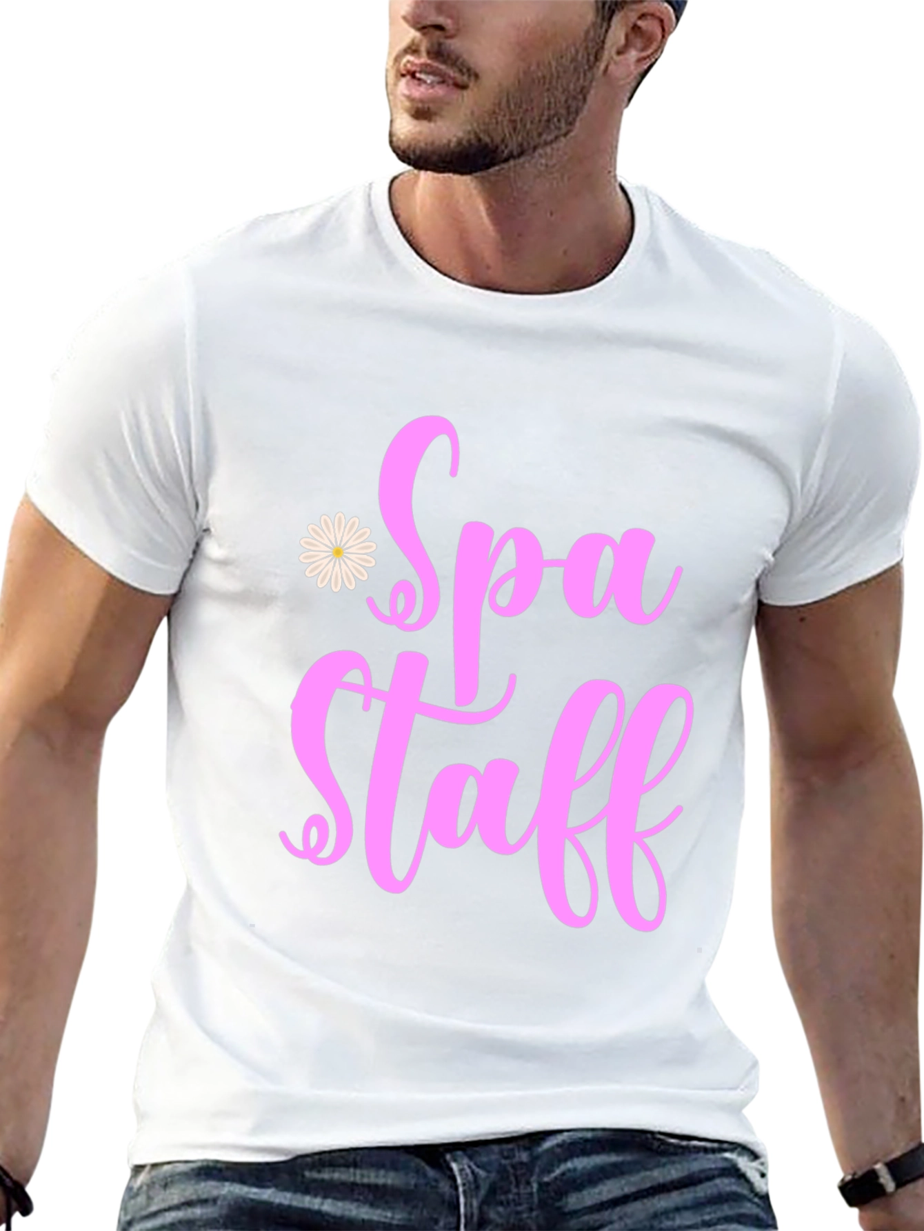 Spa Staff Graphic T-Shirt - Stylish & Comfy